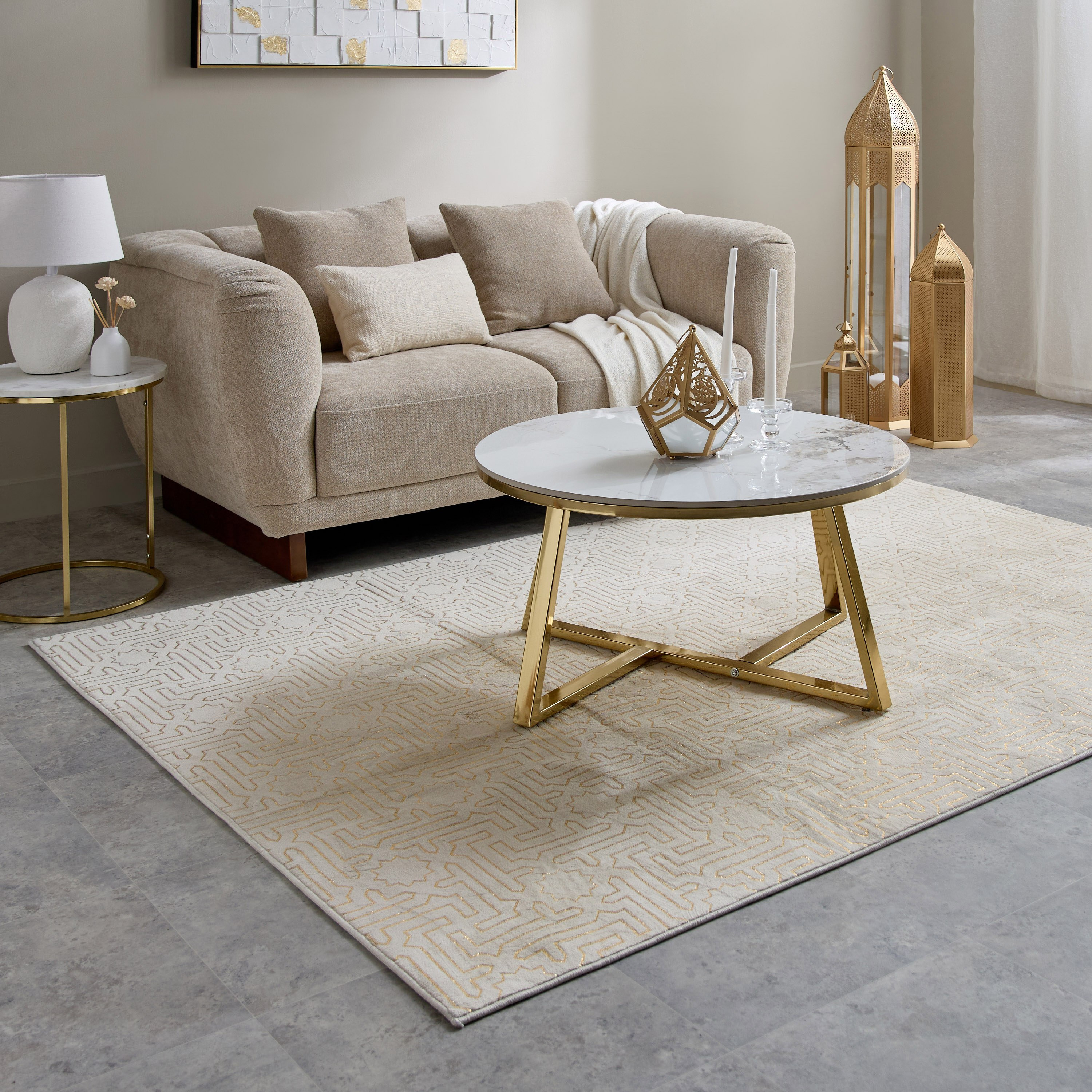 سجادة بطبعات معدنية ميراج من سكاي لاين - 200x300 سم-hbxdecorandfurnishings-floorcoverings-rugs-image-5