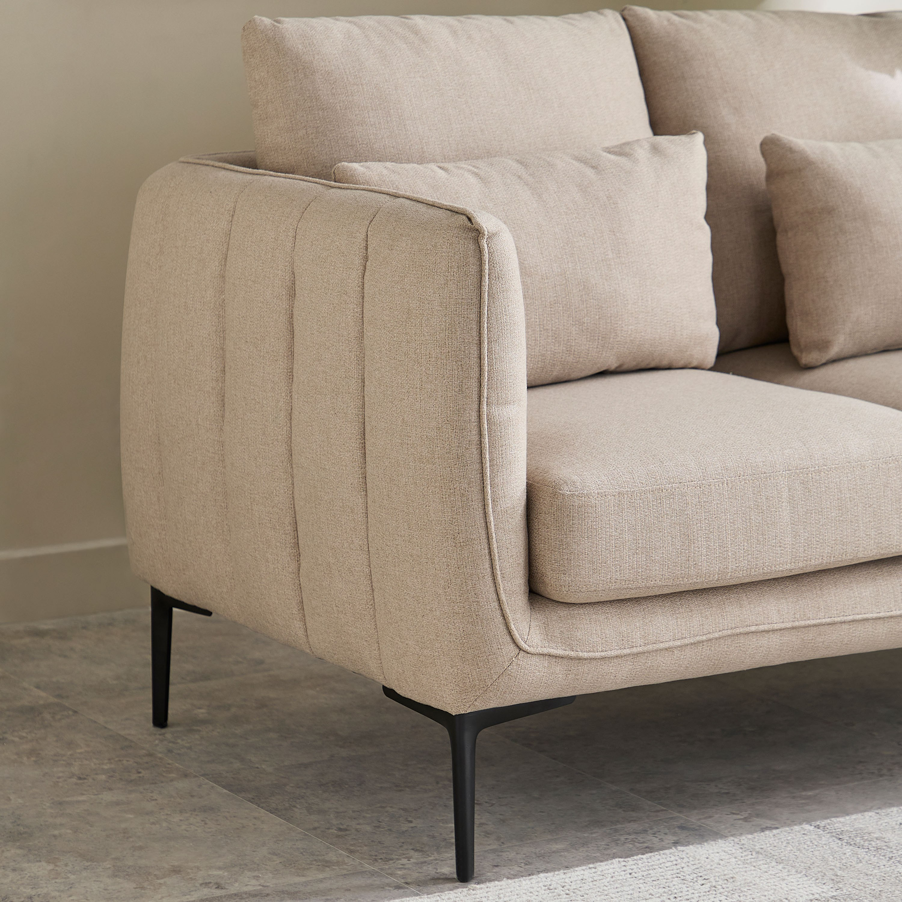 Stefan 2-Seater Fabric Sofa with 2 Cushions-hbxlivingroom-sofasandarmchairs-sofas-image-6
