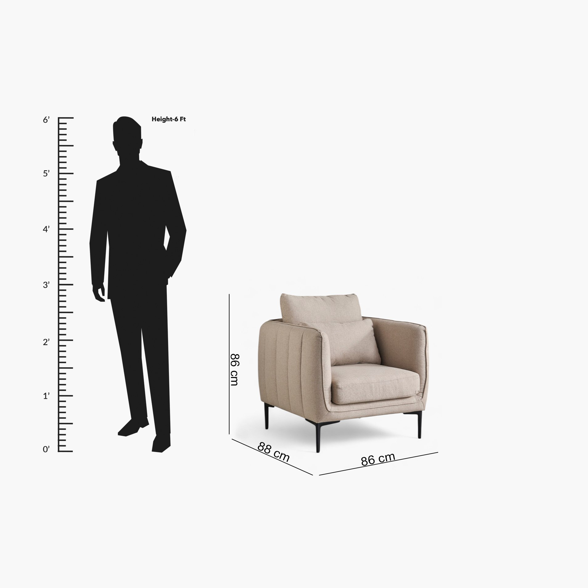 Stefan Fabric Armchair with 1 Cushion-hbxlivingroom-sofasandarmchairs-sofas-image-10