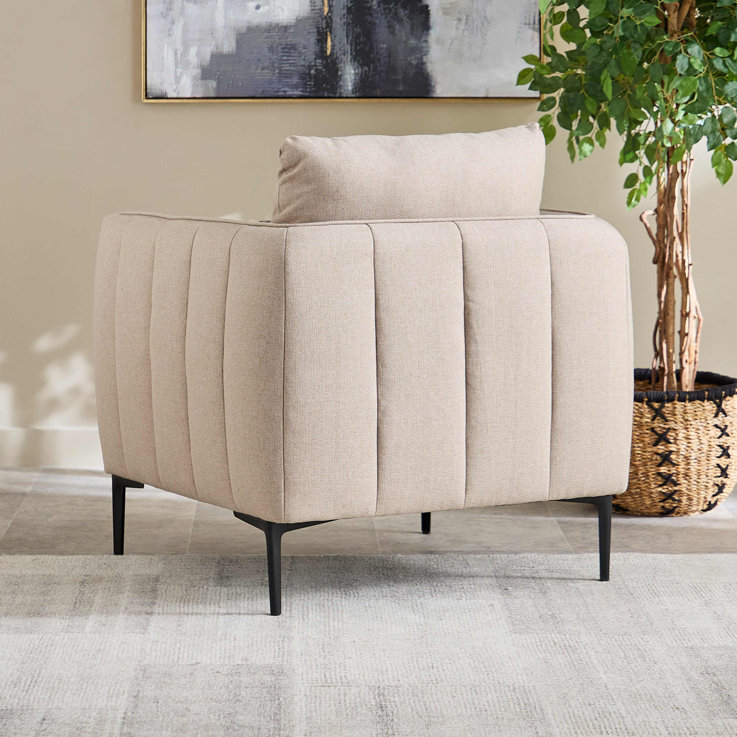 Stefan Fabric Armchair with 1 Cushion-hbxlivingroom-sofasandarmchairs-sofas-image-3