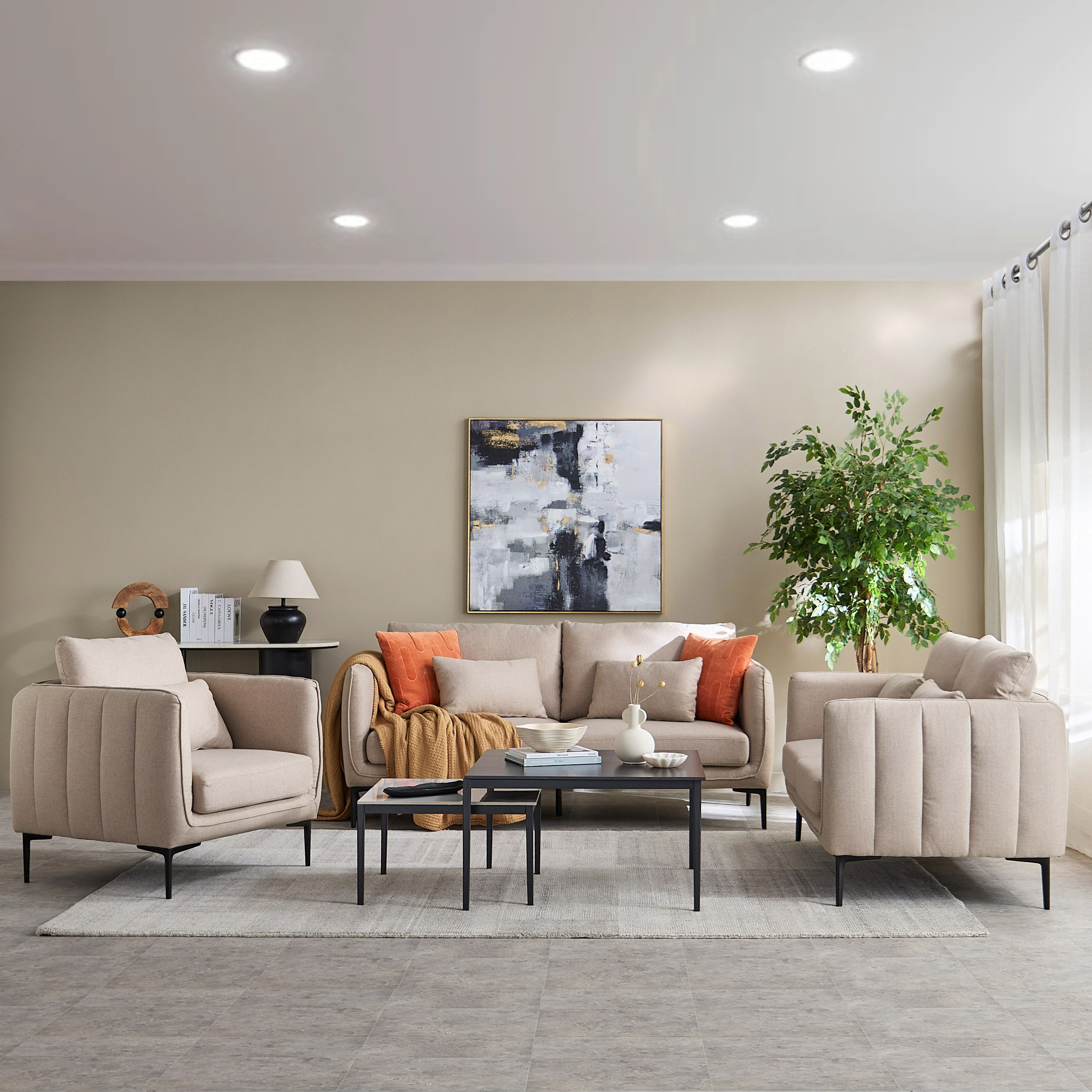 Stefan Fabric Armchair with 1 Cushion-hbxlivingroom-sofasandarmchairs-sofas-image-8