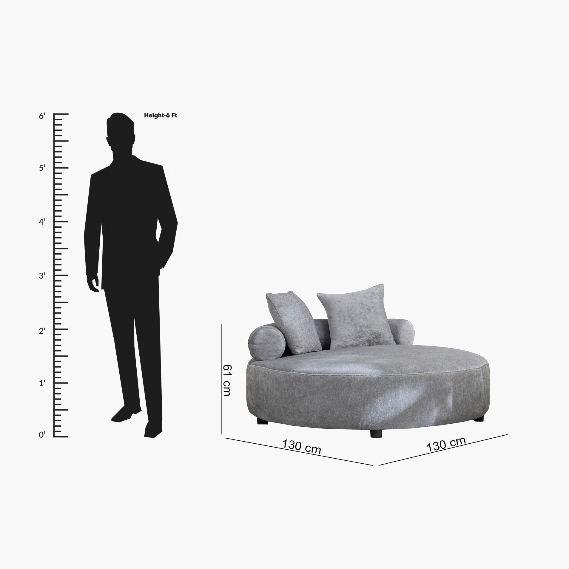 Odelia 2-Seater Fabric Chaise with 2 Cushions-hbxlivingroom-sofasandarmchairs-sofas-image-9