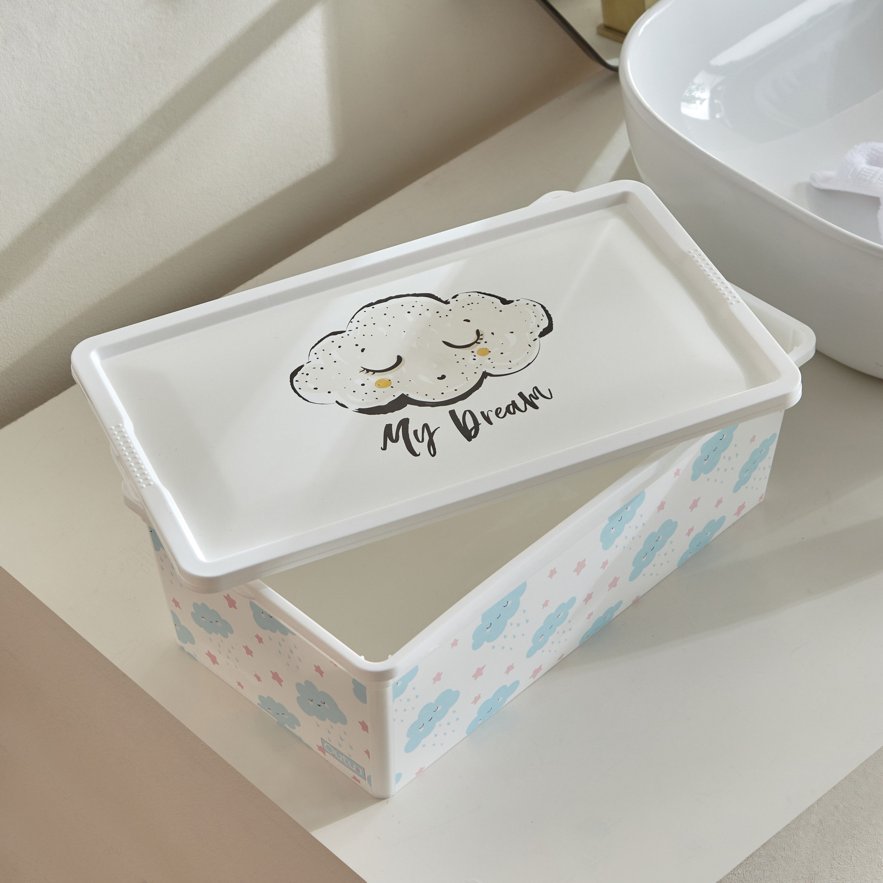 صندوق بطبعات تريند من أدفنشرر - 33.5x19x11.5 لتر-hbxkidsandyouth-bathandlaundry-bathroomaccessories-image-2