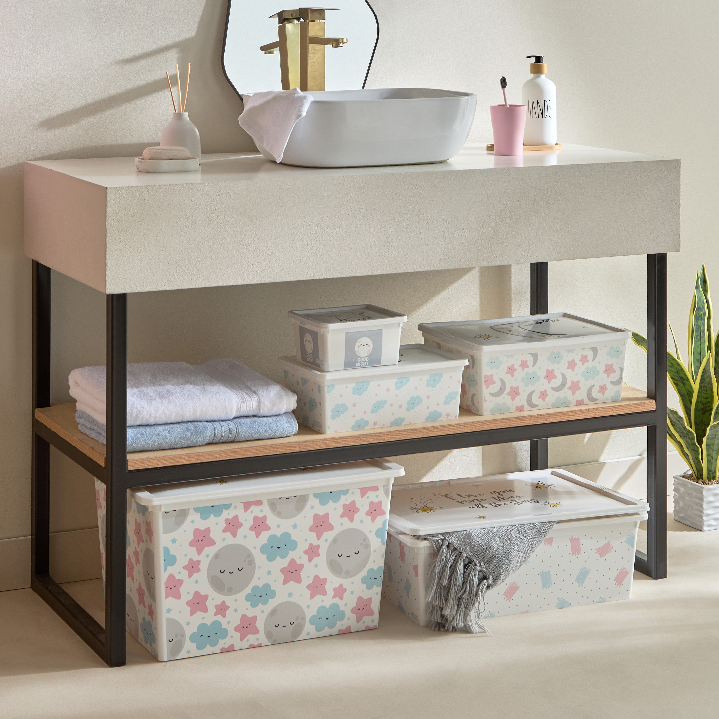 صندوق بطبعات تريند من أدفينشرر  - 52.5x37x17.5 سم-hbxkidsandyouth-bathandlaundry-bathroomaccessories-image-4