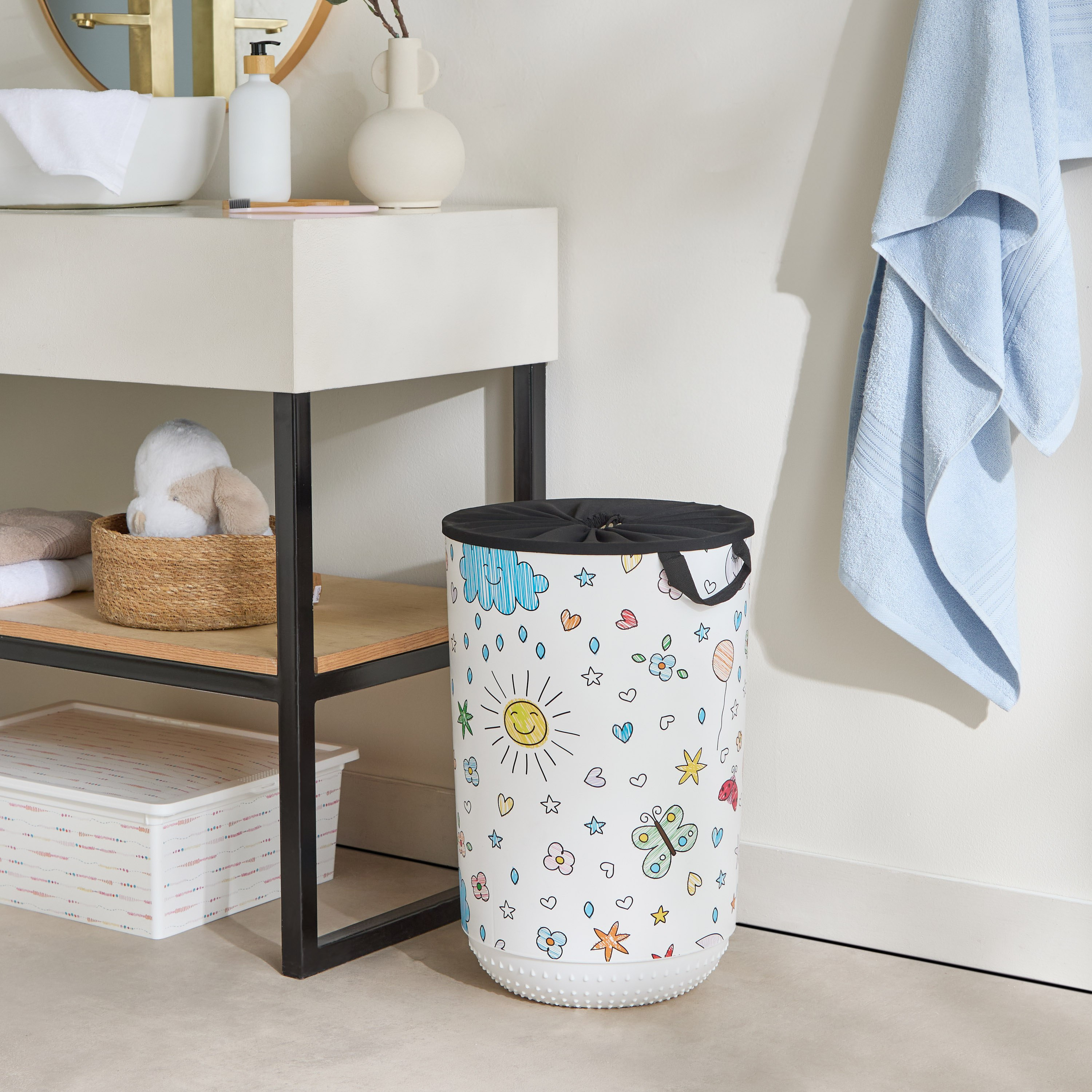 Adventurer Laundry Basket - 34x34x54 cm-hbxhomeware-hbxkidsandyouth-image-5