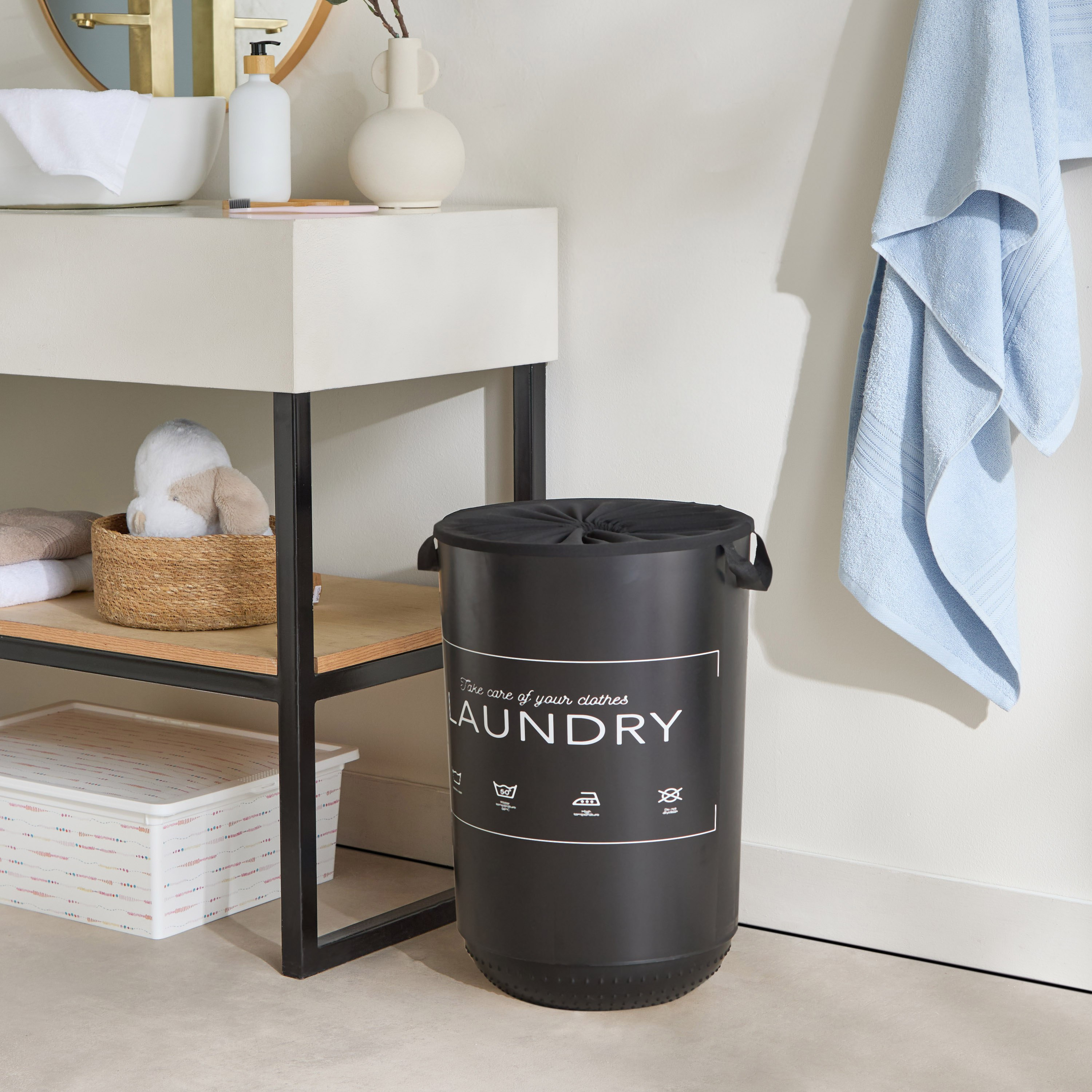 سلة غسيل من ليو - 34x34x54 سم-hbxbathroom-laundry-laundryhampers-image-5