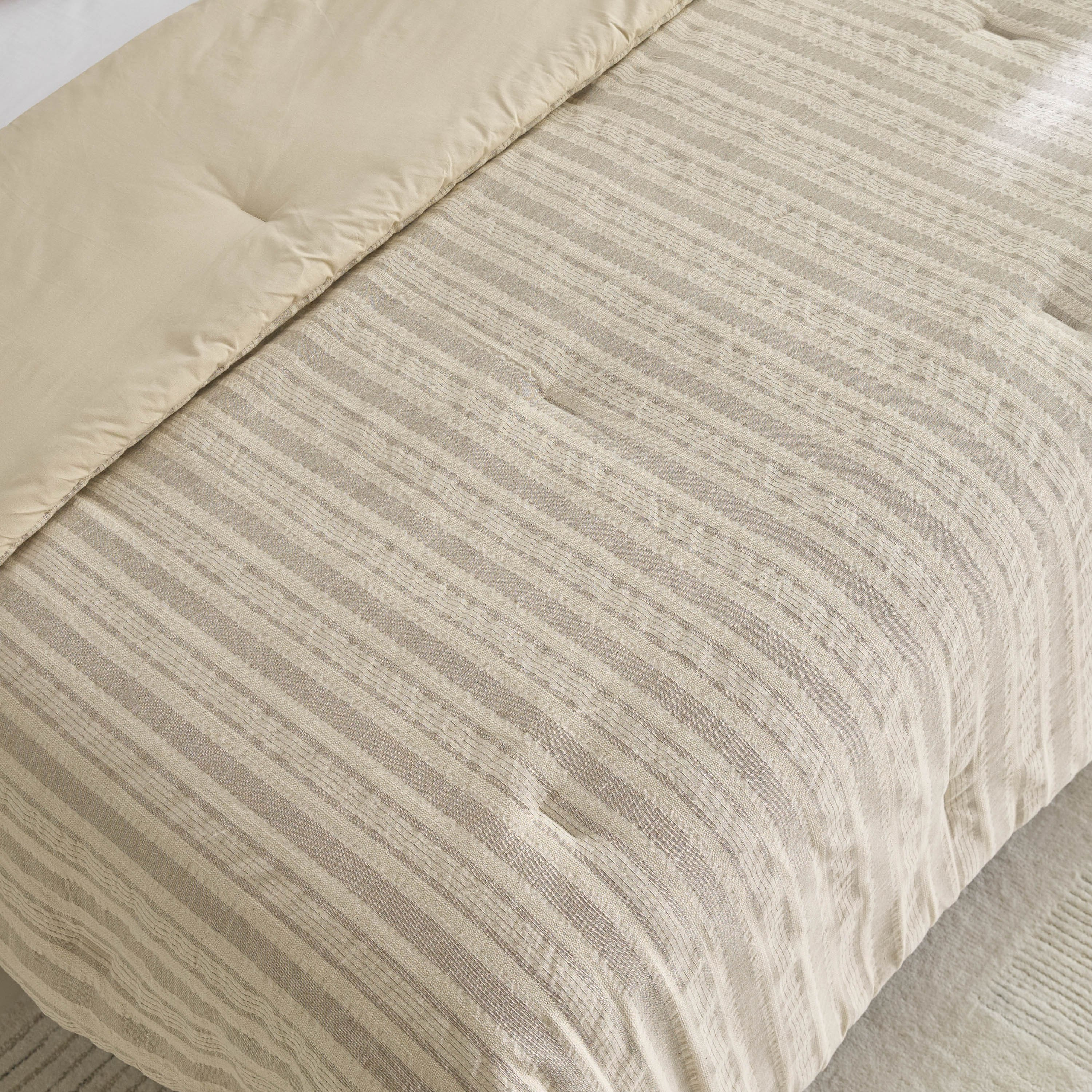 طقم لحاف كينج منسوج مخطط 5 قطع من وييف إليجانس - 220×240 سم-hbxhomeware-hbxbedroom-image-4