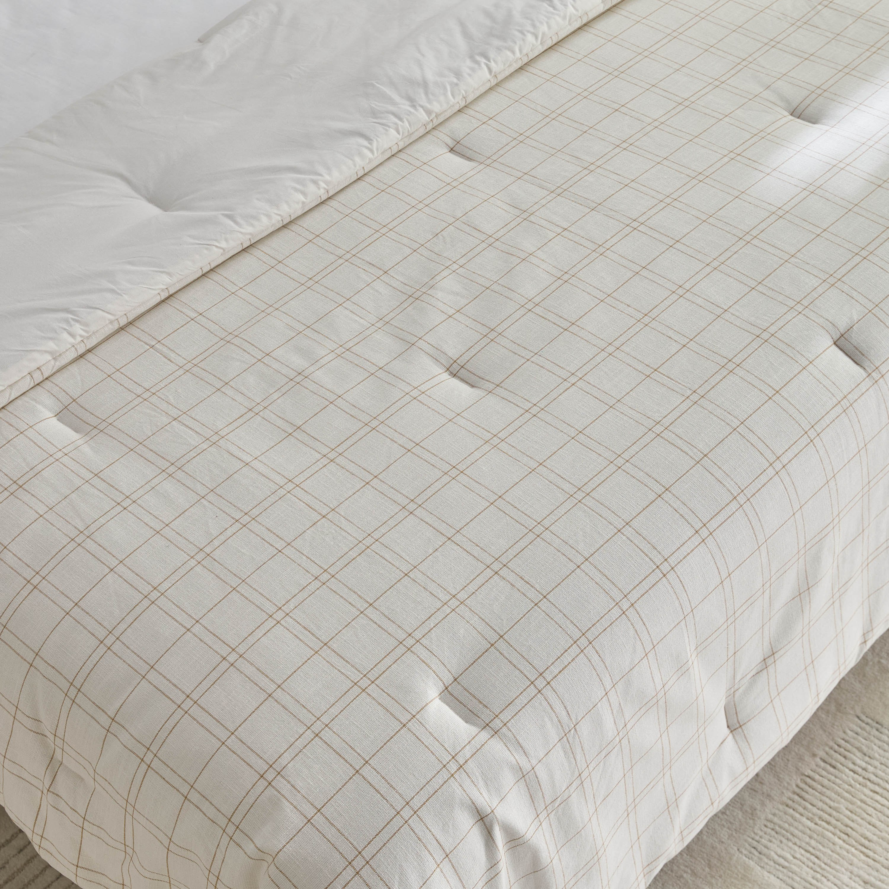 طقم لحاف توين منسوج كاروهات 3 قطع رينج من ويف إليجانس -  160x220 سم-hbxhomeware-hbxbedroom-image-4