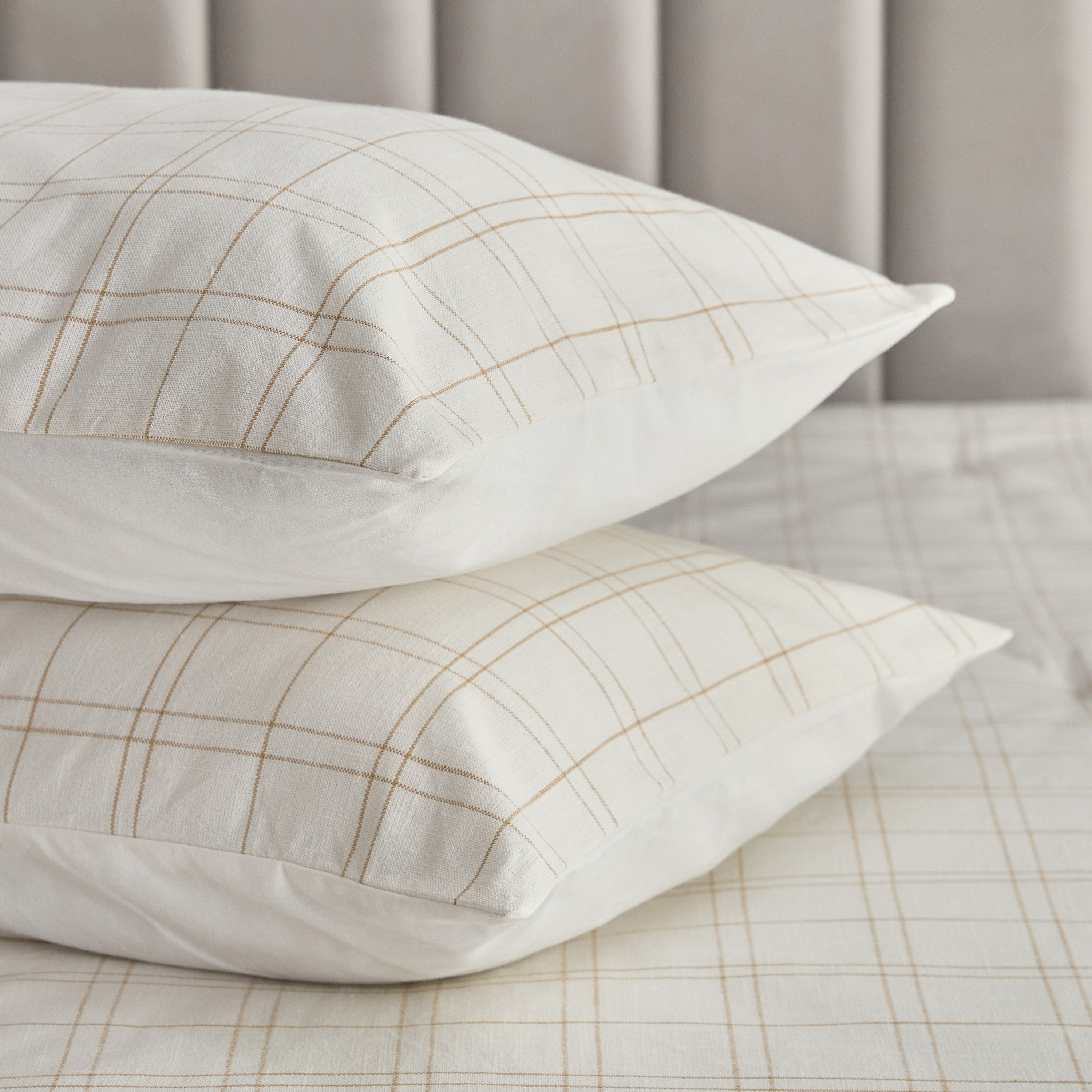 طقم لحاف توين منسوج كاروهات 3 قطع رينج من ويف إليجانس -  160x220 سم-hbxhomeware-hbxbedroom-image-7