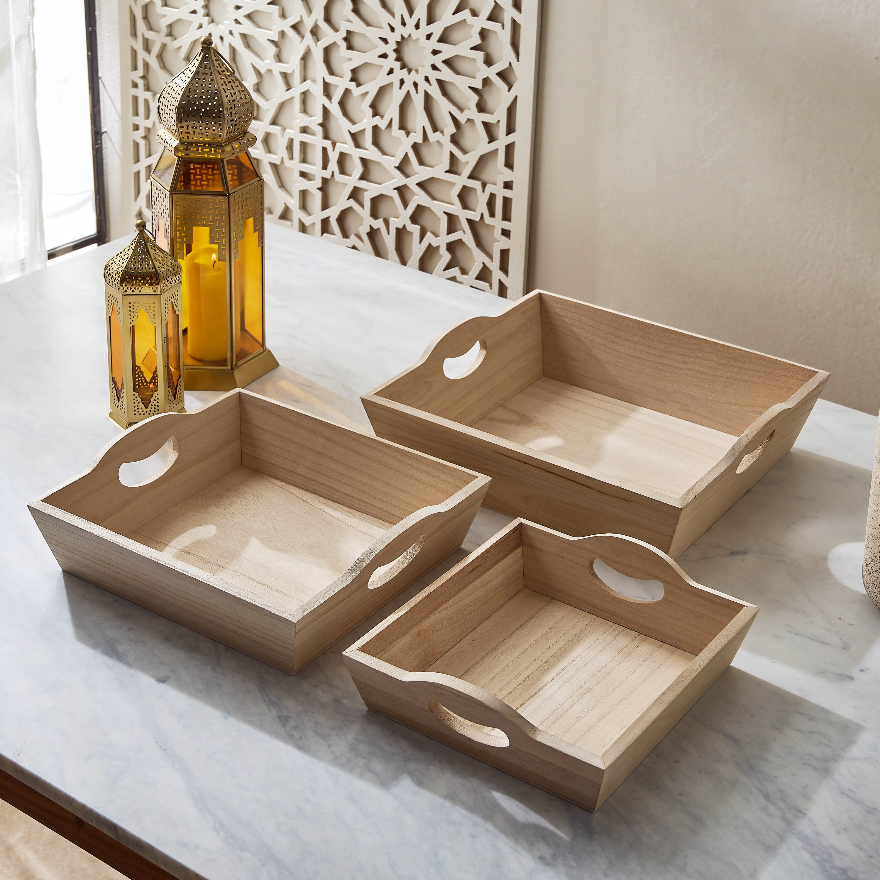Paulownia 3-Piece Wooden Box Set-hbxbedroom-bedroomaccessories-bedroomstorage-image-2