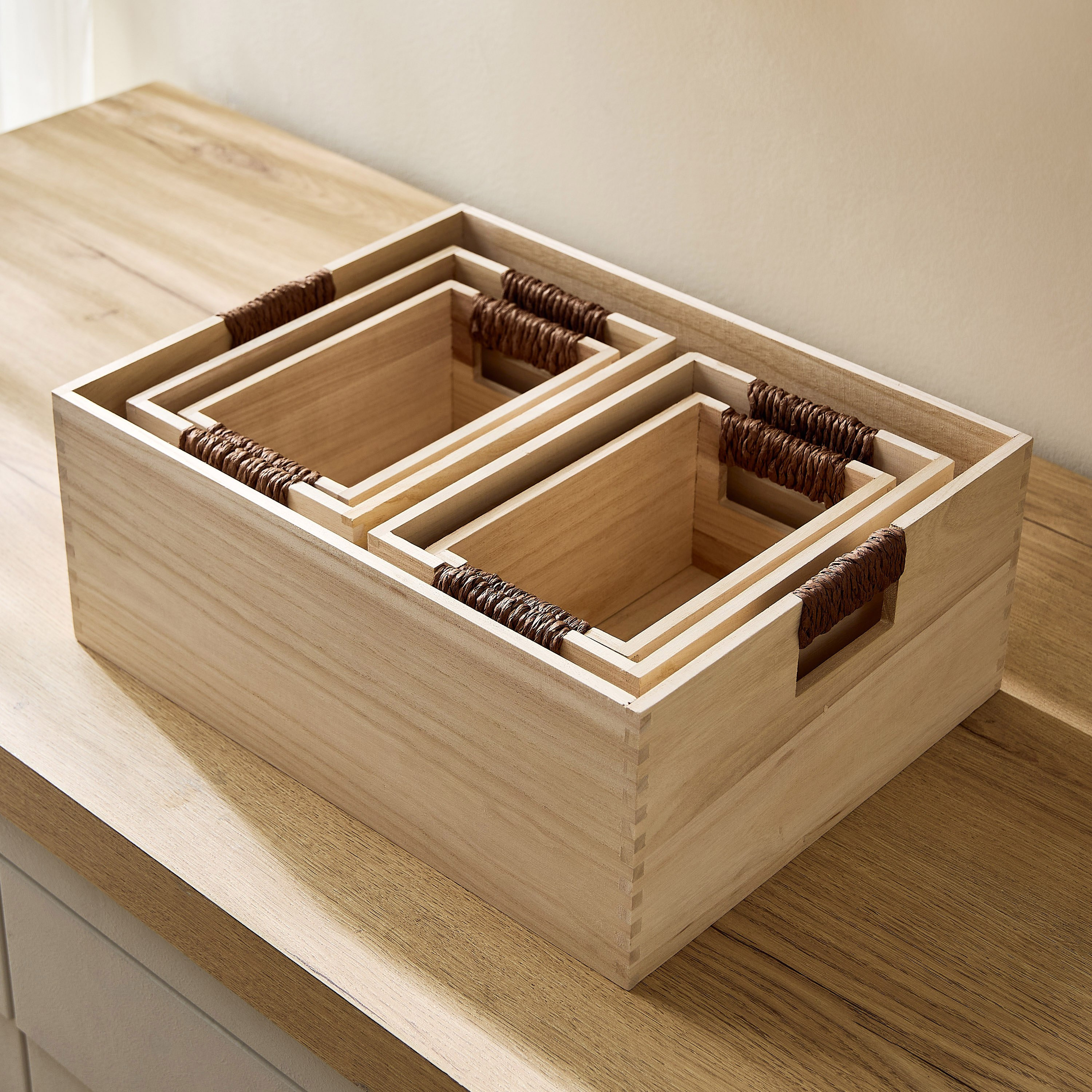 Paulownia 5-Piece Wooden Box Set-hbxhomeware-hbxkitchen-image-3