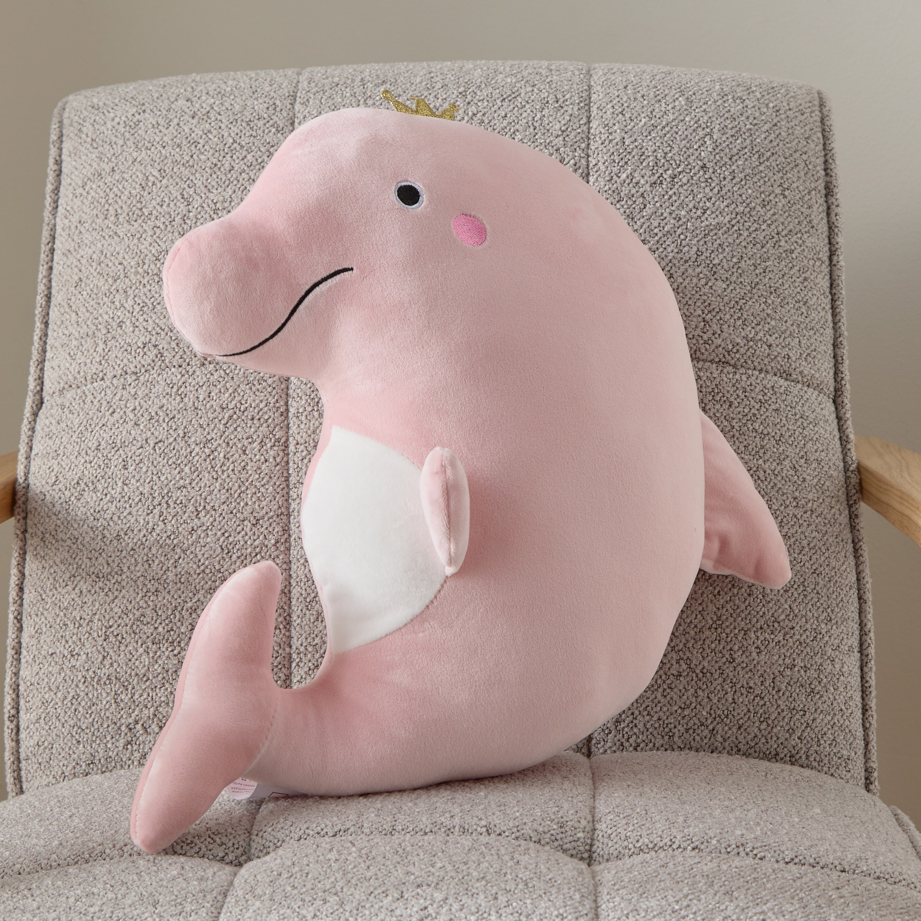 Centaur Dolphin Shaped Cushion - 40 cm-hbxhomeware-hbxbedroom-image-1