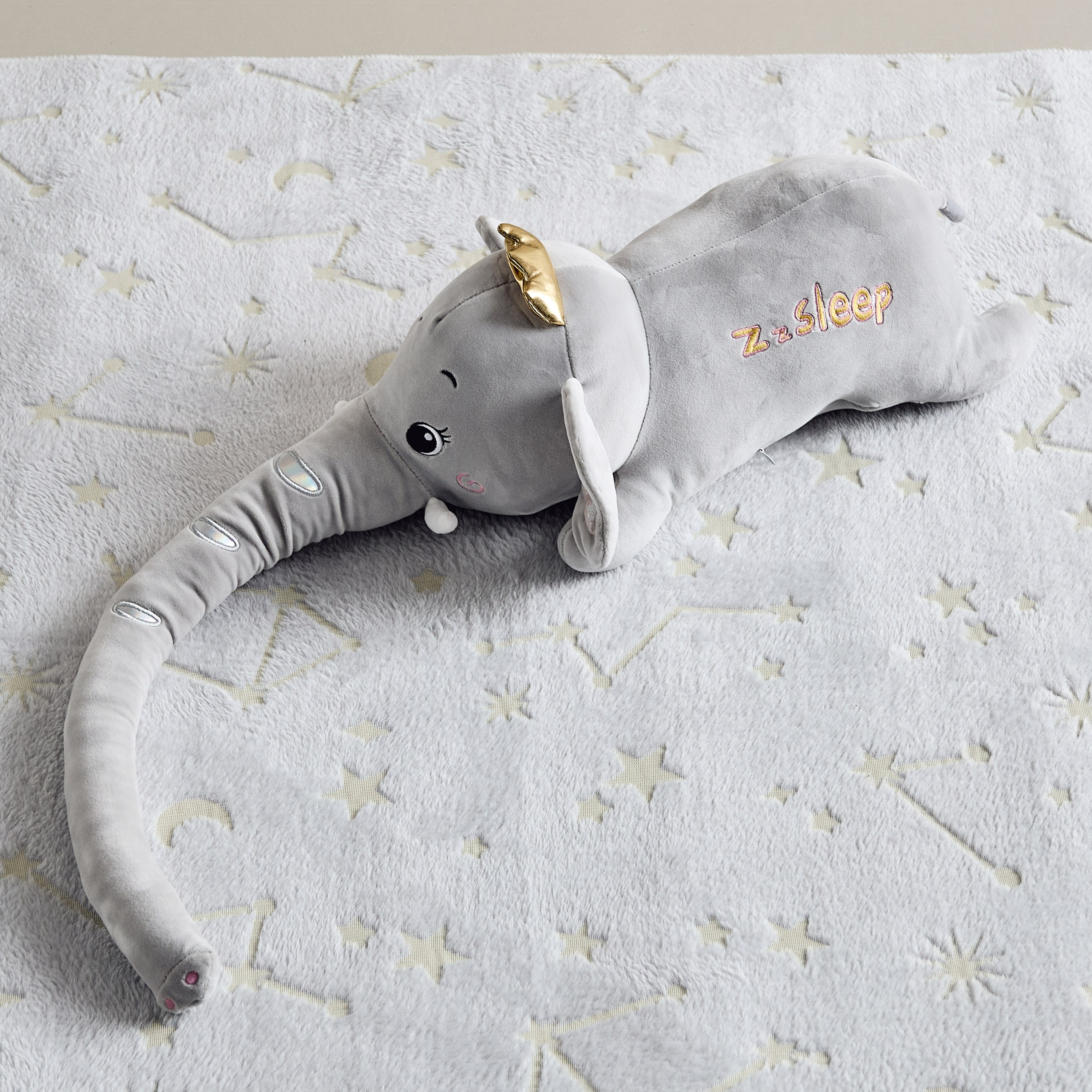 وسادة على شكل فيل من سينتور - 90x30x25 سم-hbxhomeware-hbxbedroom-image-1
