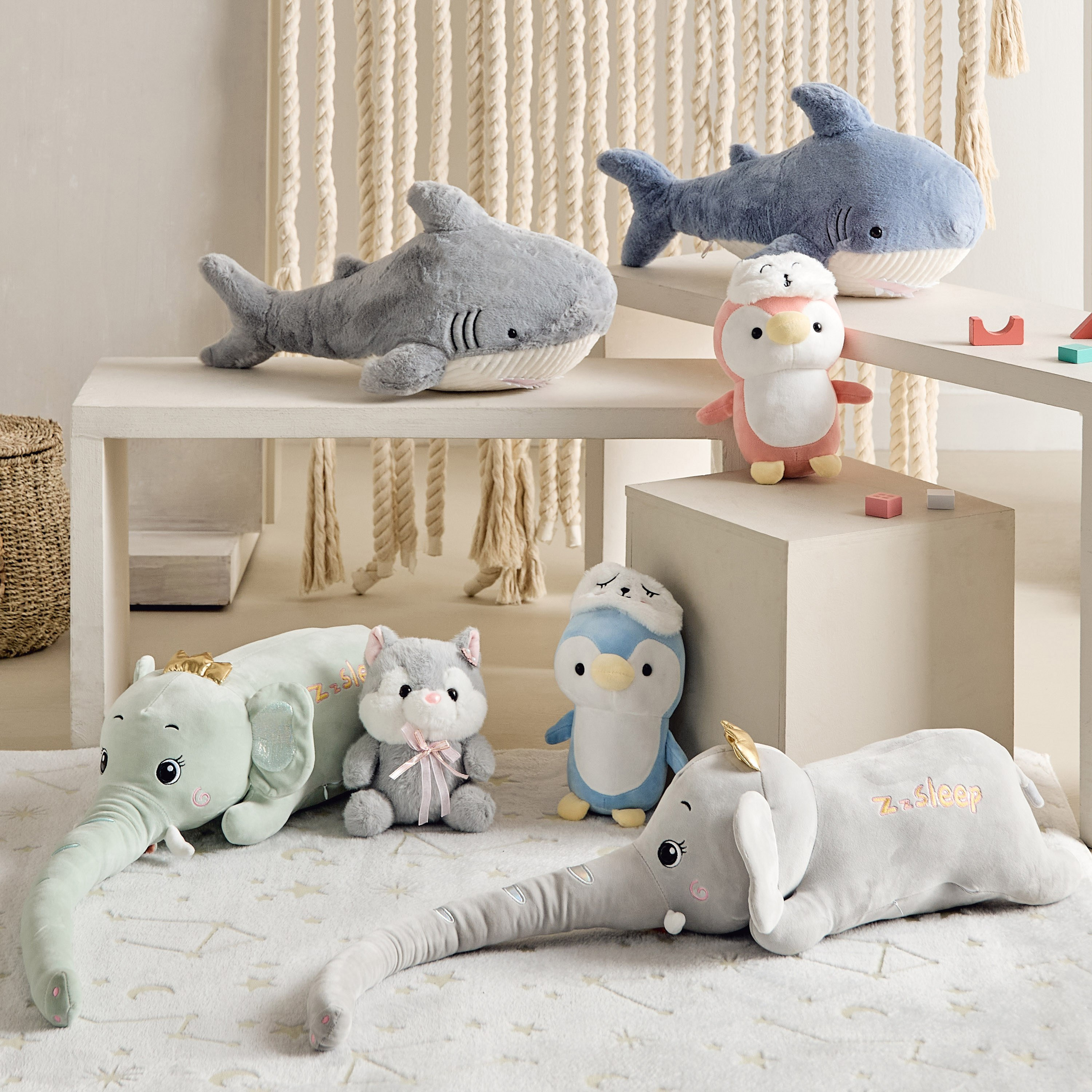 وسادة على شكل قرش من سينتور - 50x20x20 سم-hbxhomeware-hbxbedroom-image-5