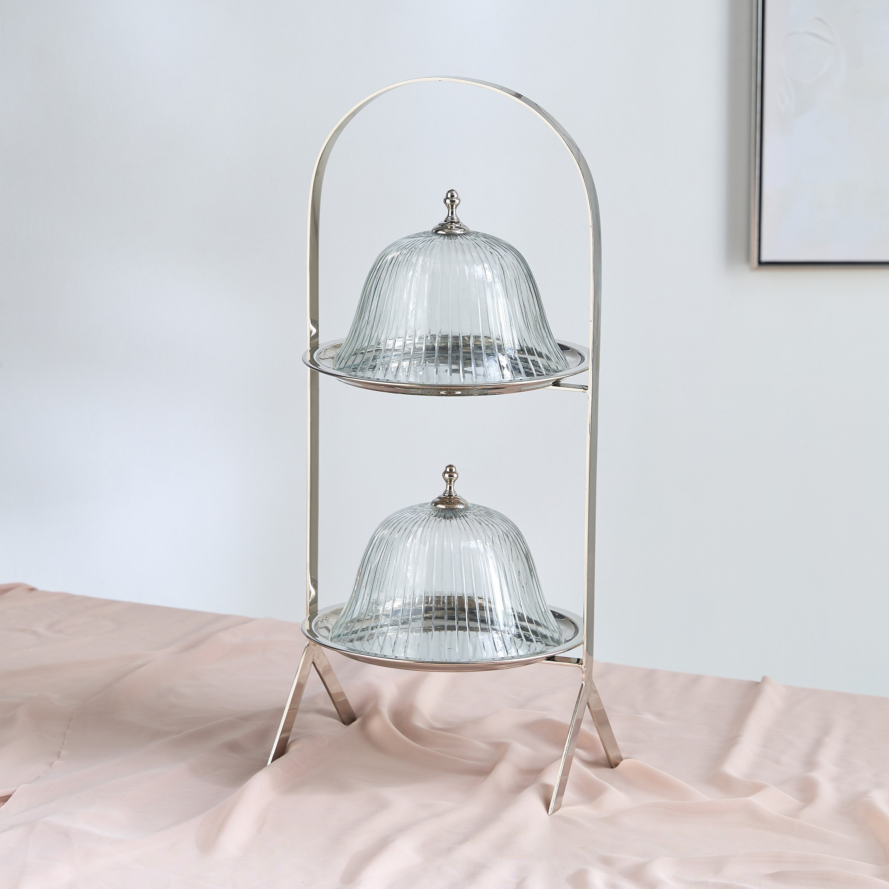 حامل بطابقين مع قبة من أورينتال-hbxdecorandfurnishings-tabletop-serveware-image-2