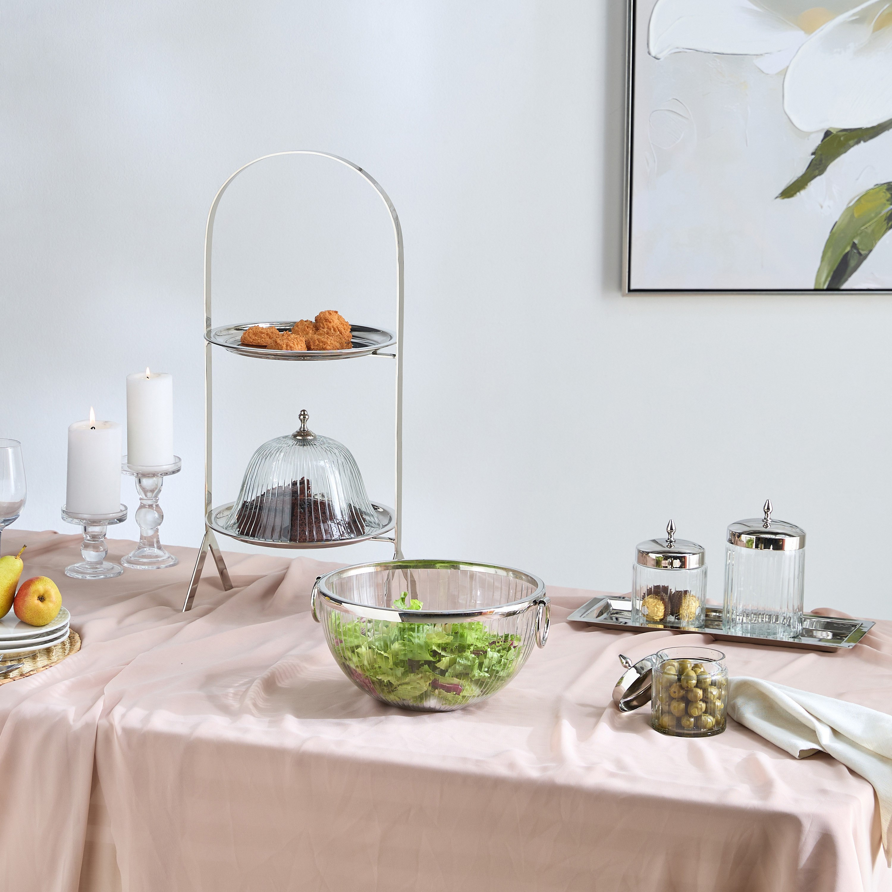 حامل بطابقين مع قبة من أورينتال-hbxdecorandfurnishings-tabletop-serveware-image-5