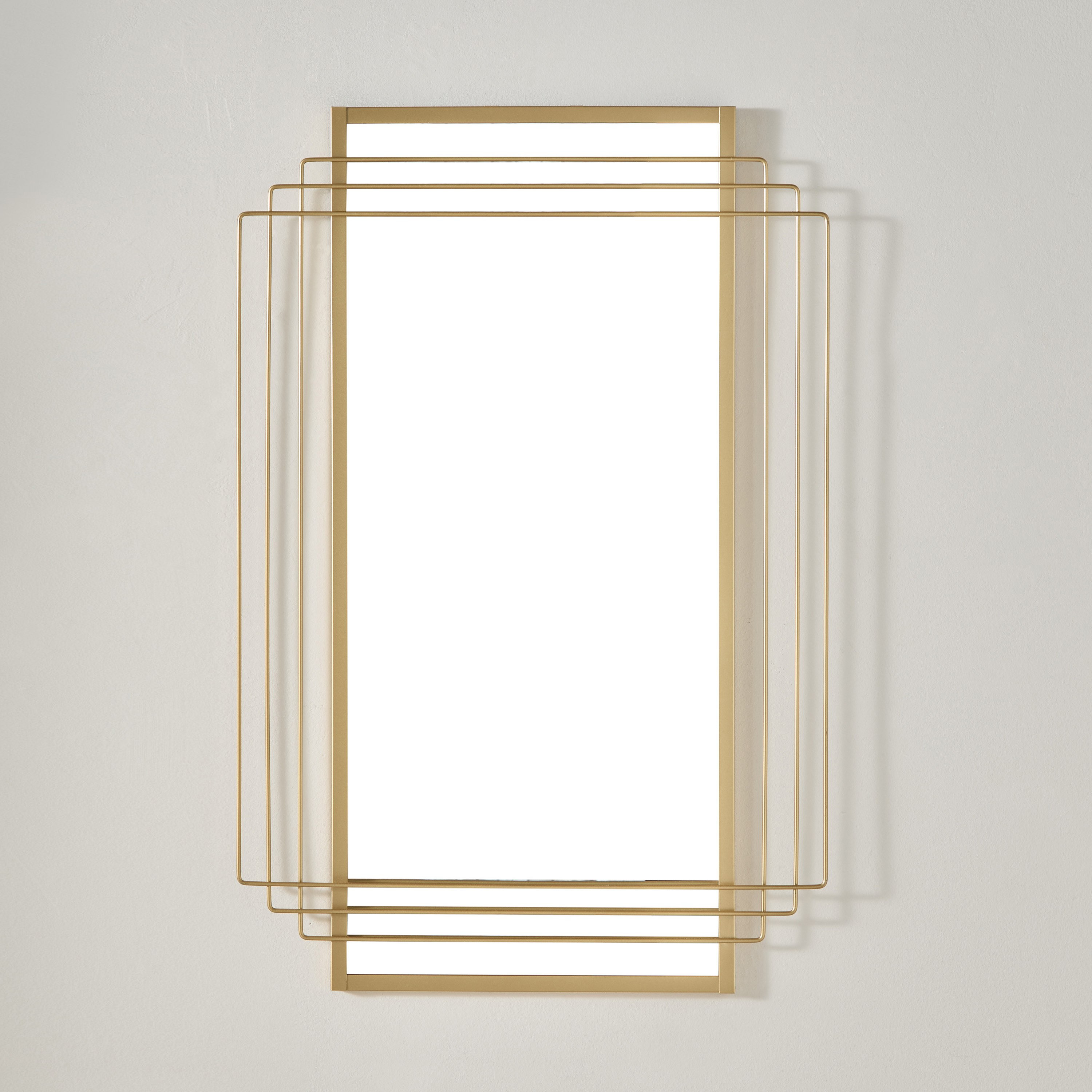 مرآة حائط معدنية مزخرفة من فايز - 60x90x1.8 سم-hbxhomeware-hbxdecorandfurnishings-image-2