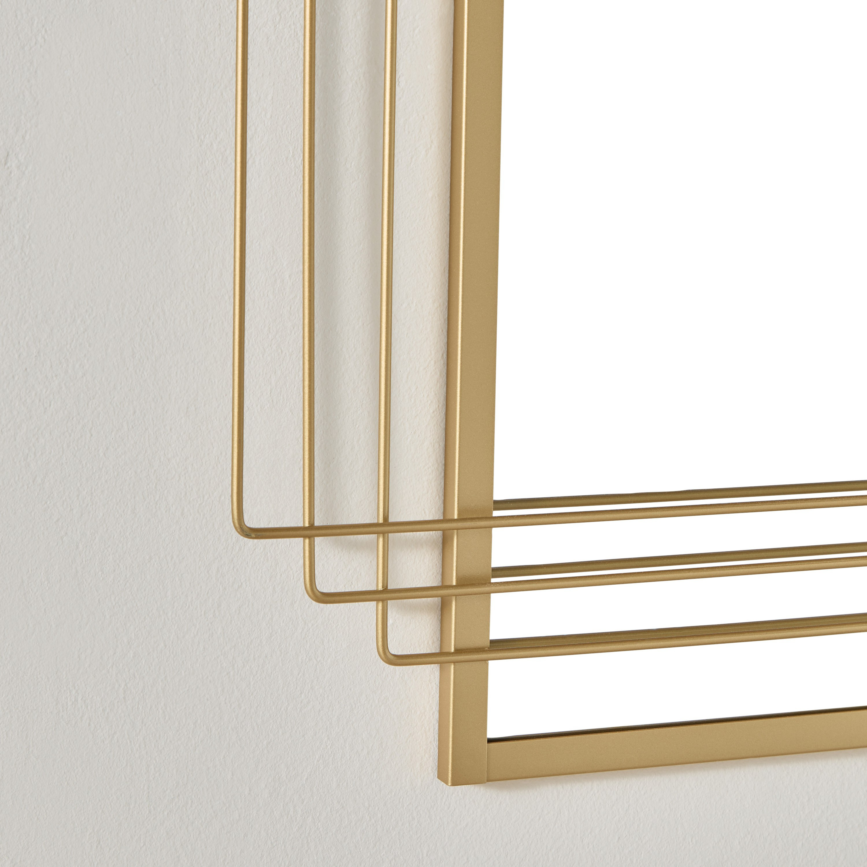 مرآة حائط معدنية مزخرفة من فايز - 60x90x1.8 سم-hbxhomeware-hbxdecorandfurnishings-image-3