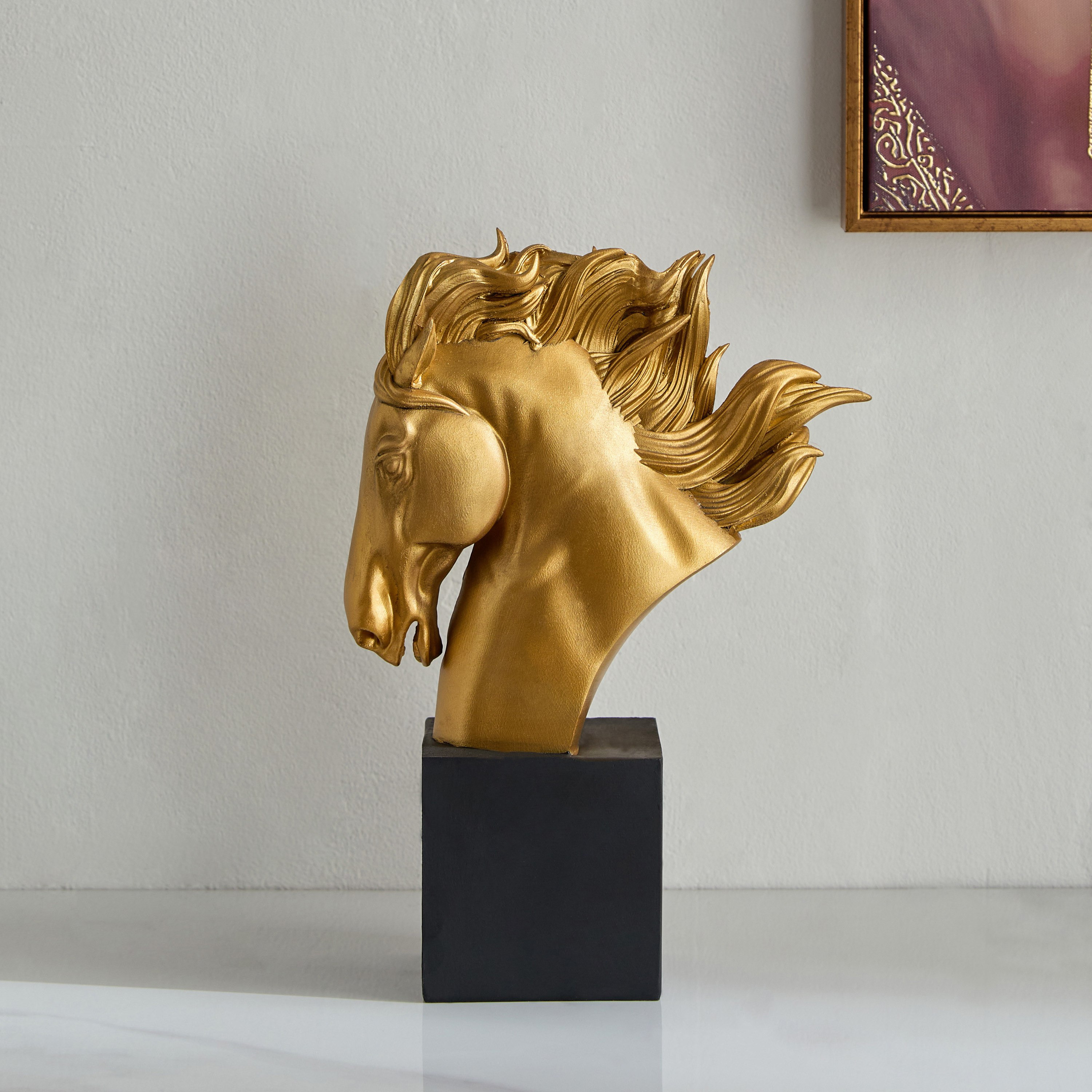 Denma Polyresin Horse Head - 23x9.3x33 cm-hbxhomeware-homedecor-figurinesandornaments-image-2