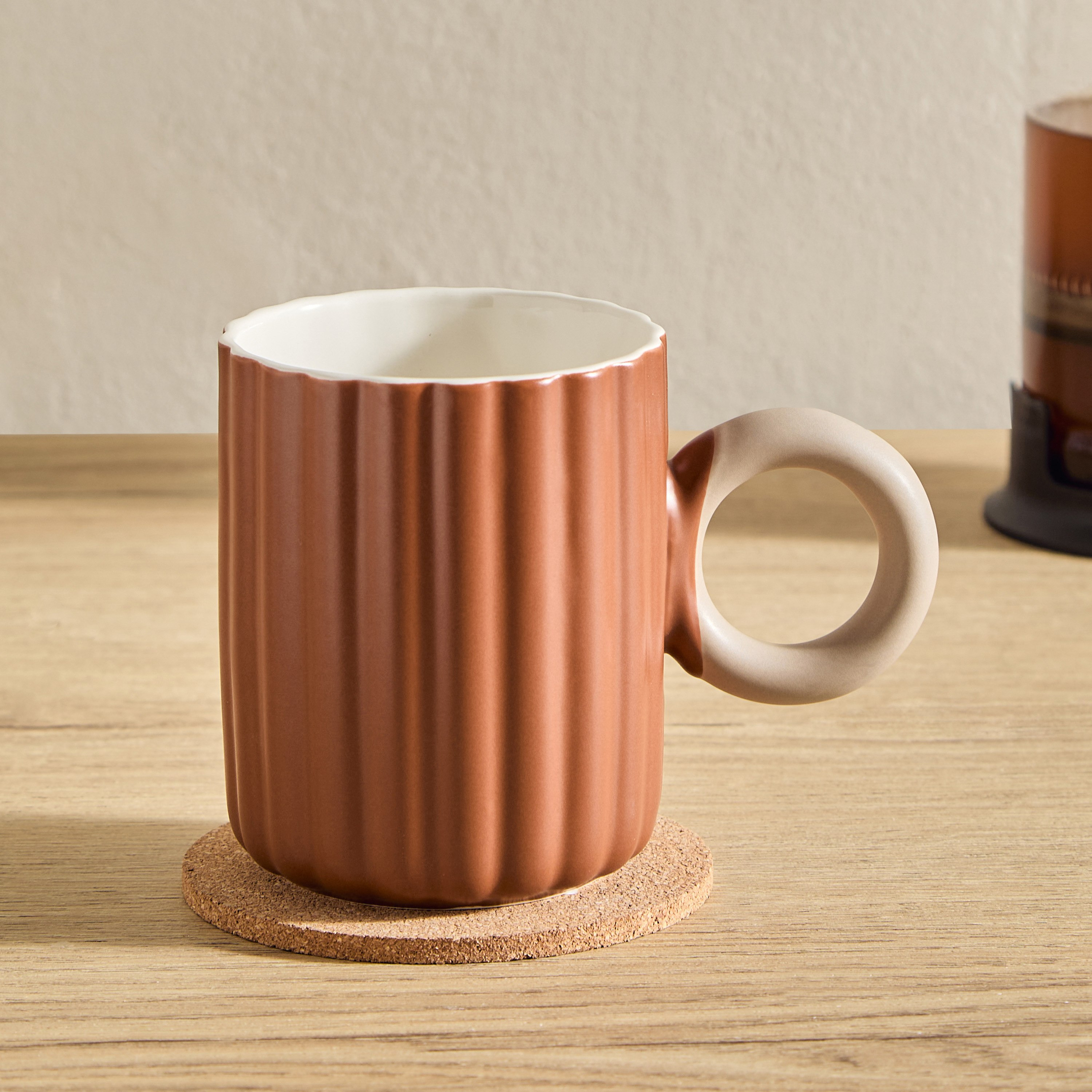 مج بمقبض مستدير من تريندي - 400 مل-hbxhomeware-diningandtabletop-coffeeandteasets-image-1