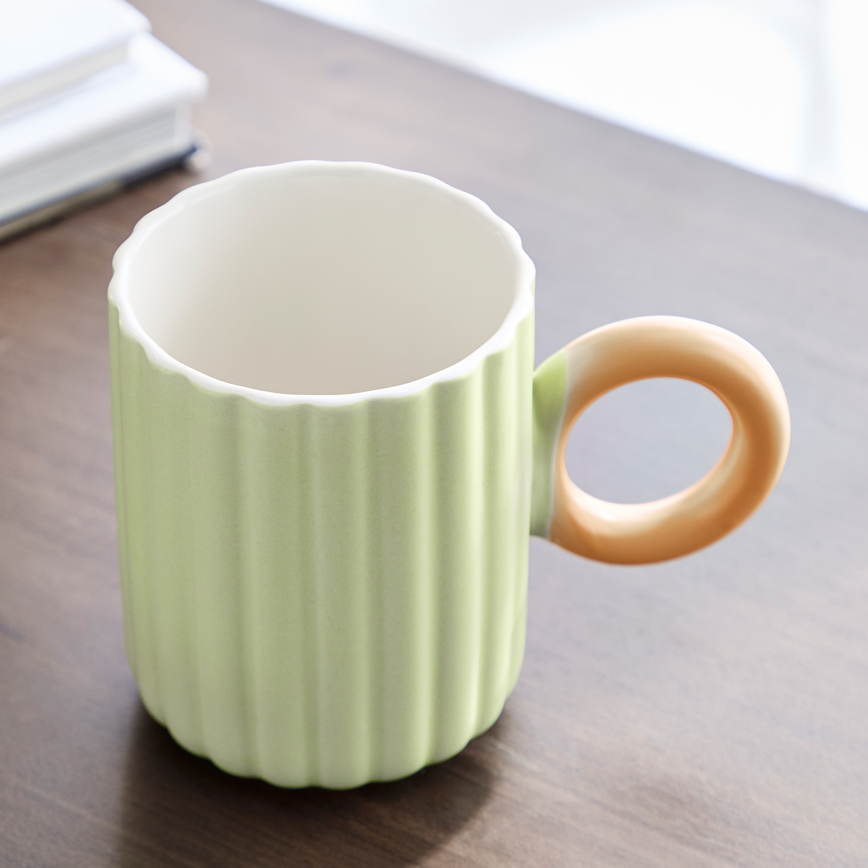 مج بمقبض مستدير من تريندي - 400 مل-hbxhomeware-diningandtabletop-coffeeandteasets-image-2