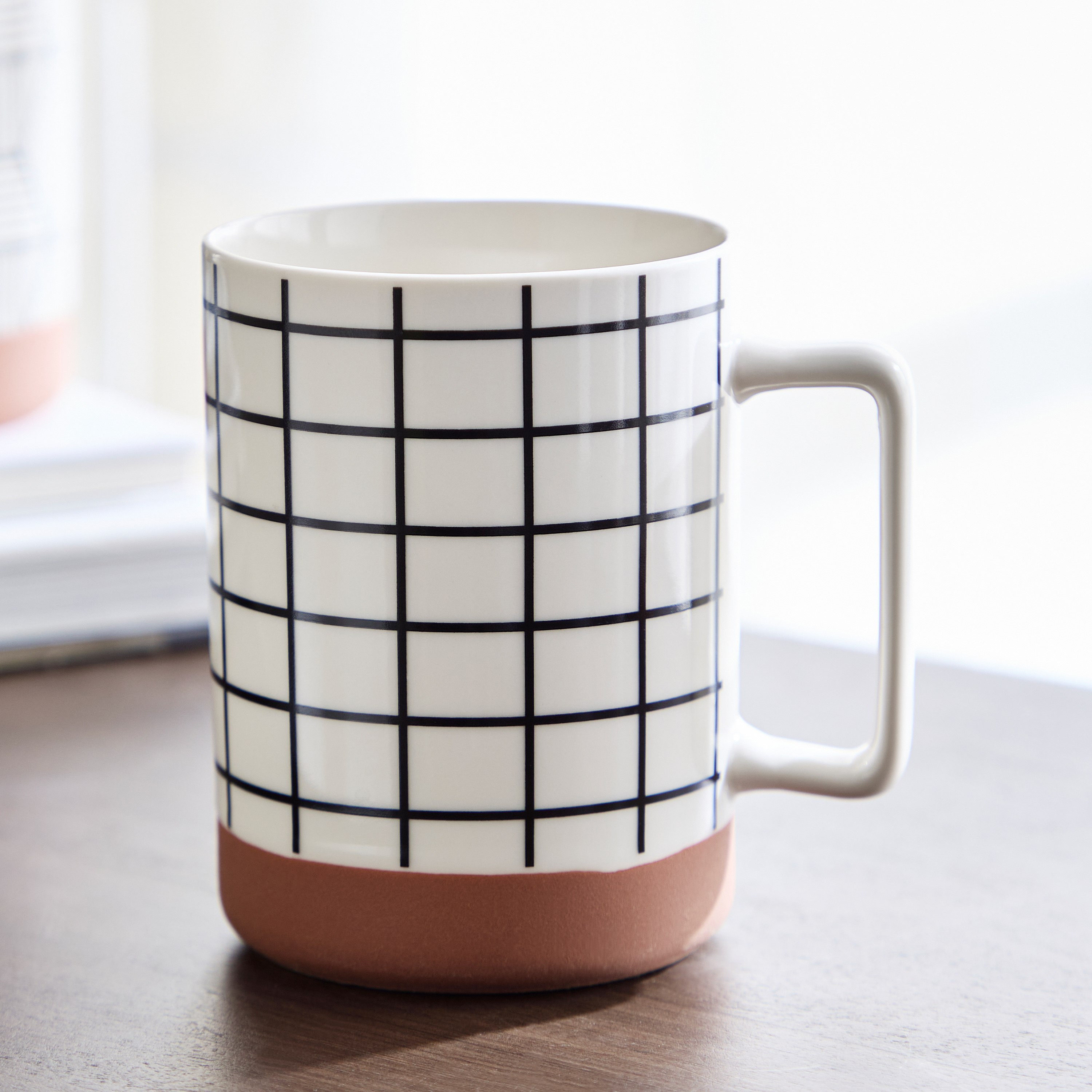 مج مربعات بقاعدة من تريندي - 400 مل-hbxhomeware-diningandtabletop-coffeeandteasets-image-1