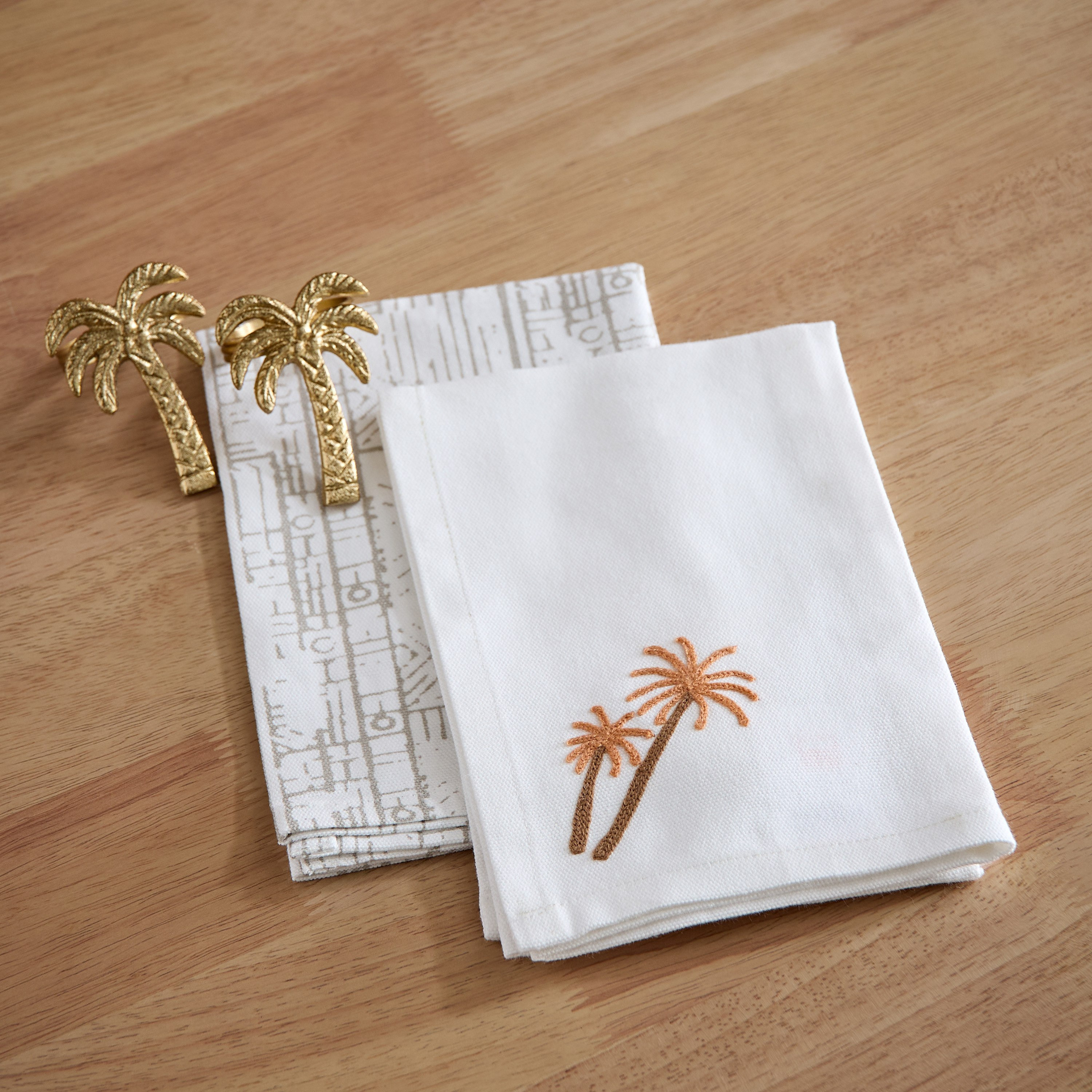 Nomadic Lux 4-Piece Napkin and Napkin Ring - 40x40 cm-hbxdecorandfurnishings-homefurnishings-tablelinens-image-2