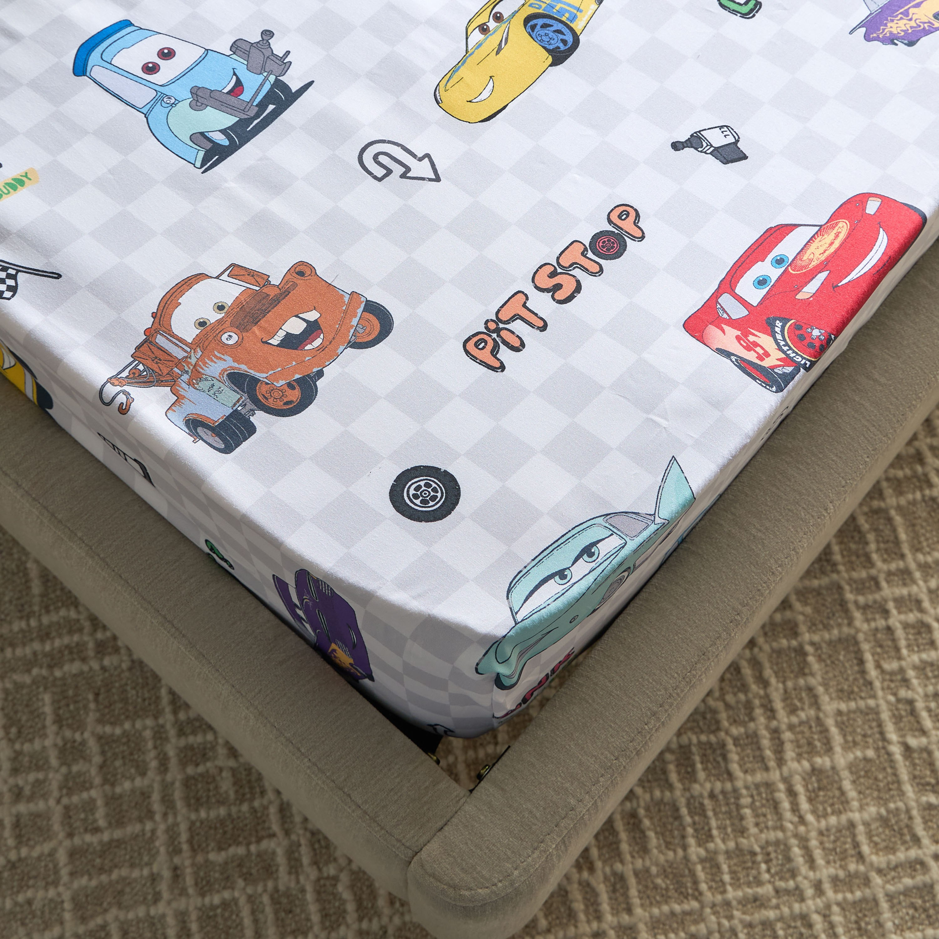 Cars Radiator Springs Twin Fitted Sheet - 120x200+25 cm-hbxhomeware-hbxbedroom-image-5