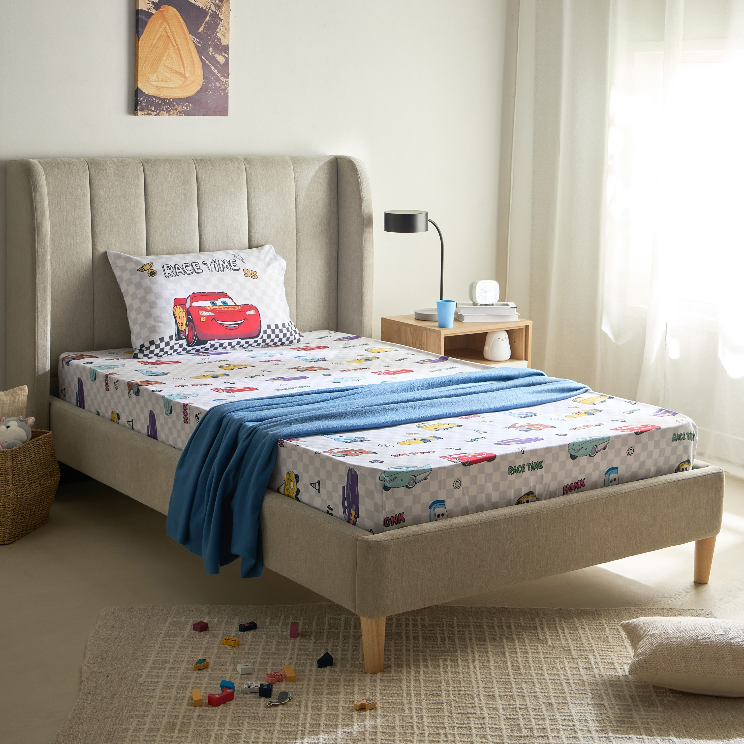 Cars Radiator Springs Twin Fitted Sheet - 120x200+25 cm-hbxhomeware-hbxbedroom-image-8