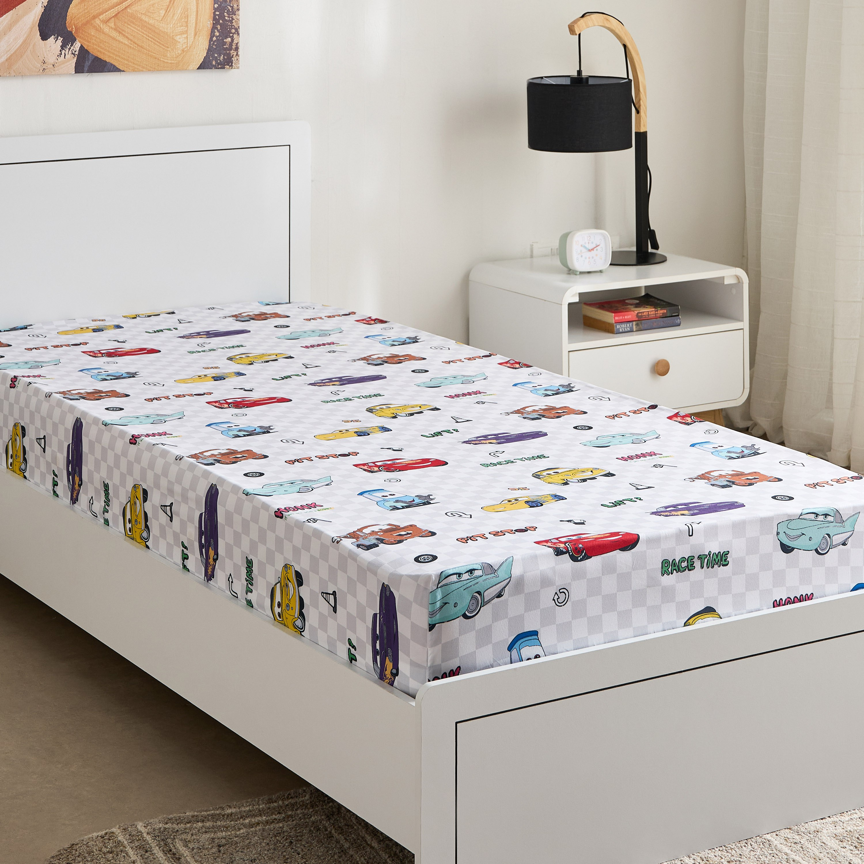 شرشف مطاطي فردي ريدي فور رودز من كارز - 90x200+25 سم-hbxhomeware-hbxbedroom-image-2