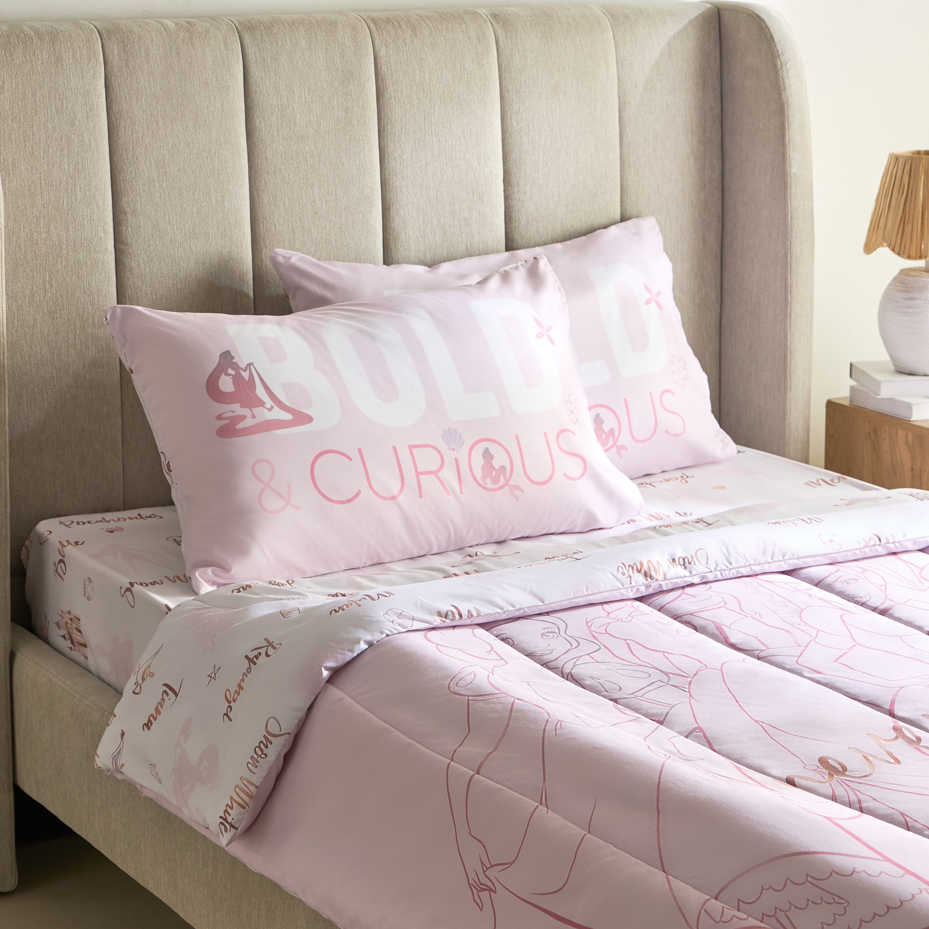 طقم لحاف مزدوج قطعتين نيفر ستوب دريمنج من برينسيس - 160x220 سم-hbxhomeware-hbxbedroom-image-1