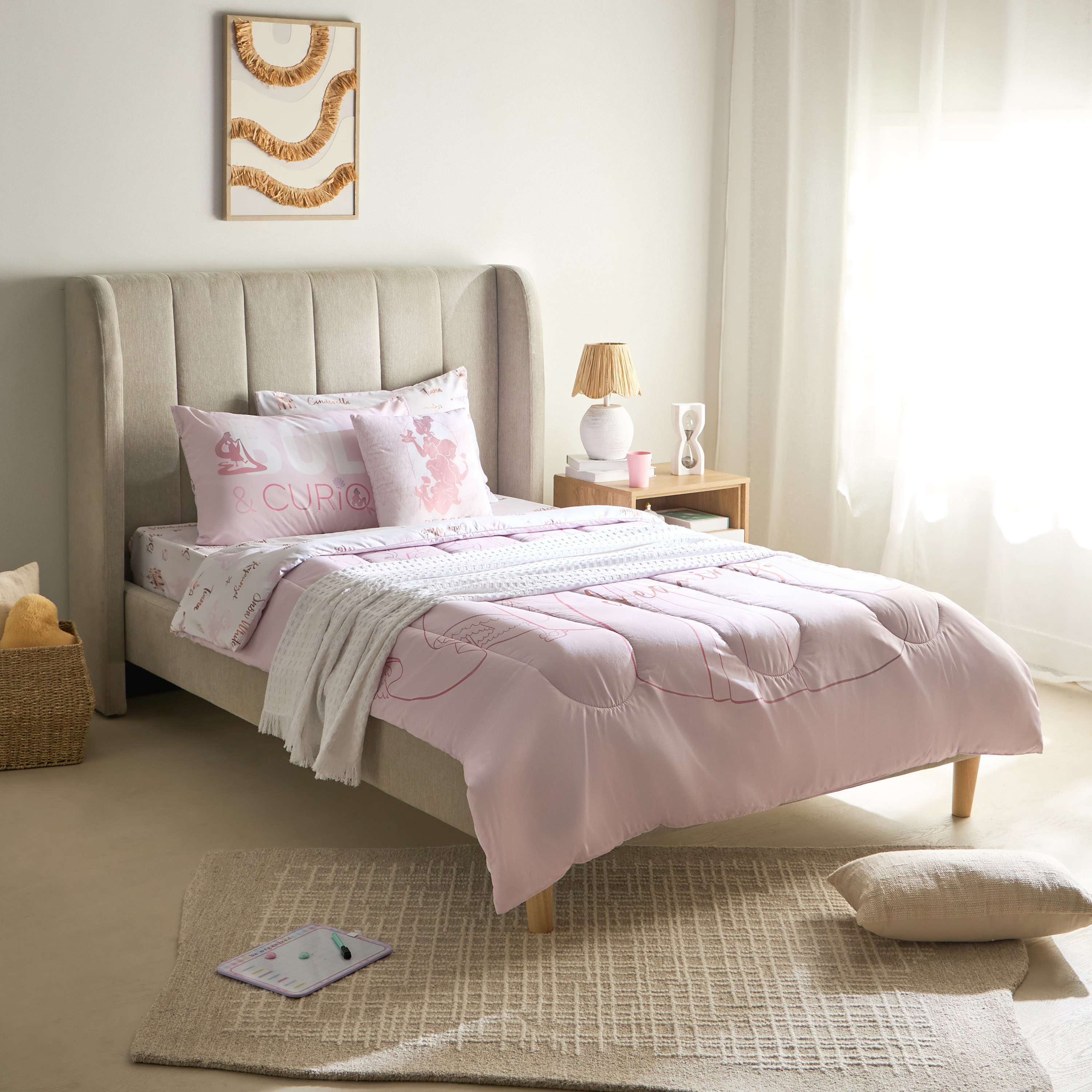 طقم لحاف مزدوج قطعتين نيفر ستوب دريمنج من برينسيس - 160x220 سم-hbxhomeware-hbxbedroom-image-10