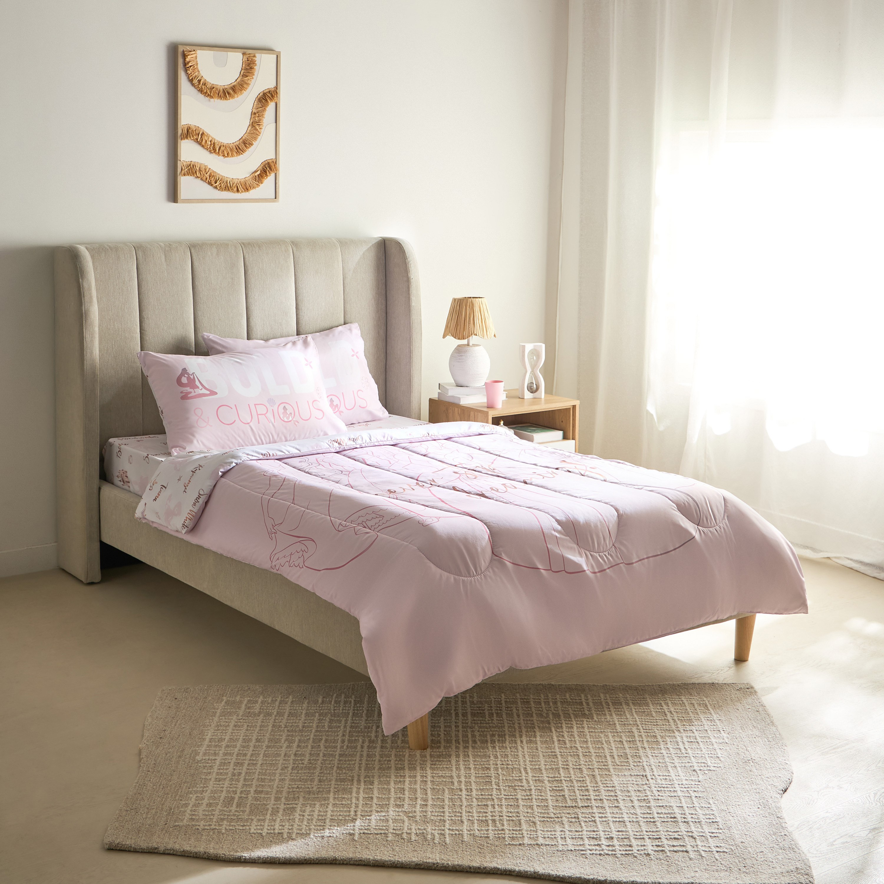 طقم لحاف مزدوج قطعتين نيفر ستوب دريمنج من برينسيس - 160x220 سم-hbxhomeware-hbxbedroom-image-2