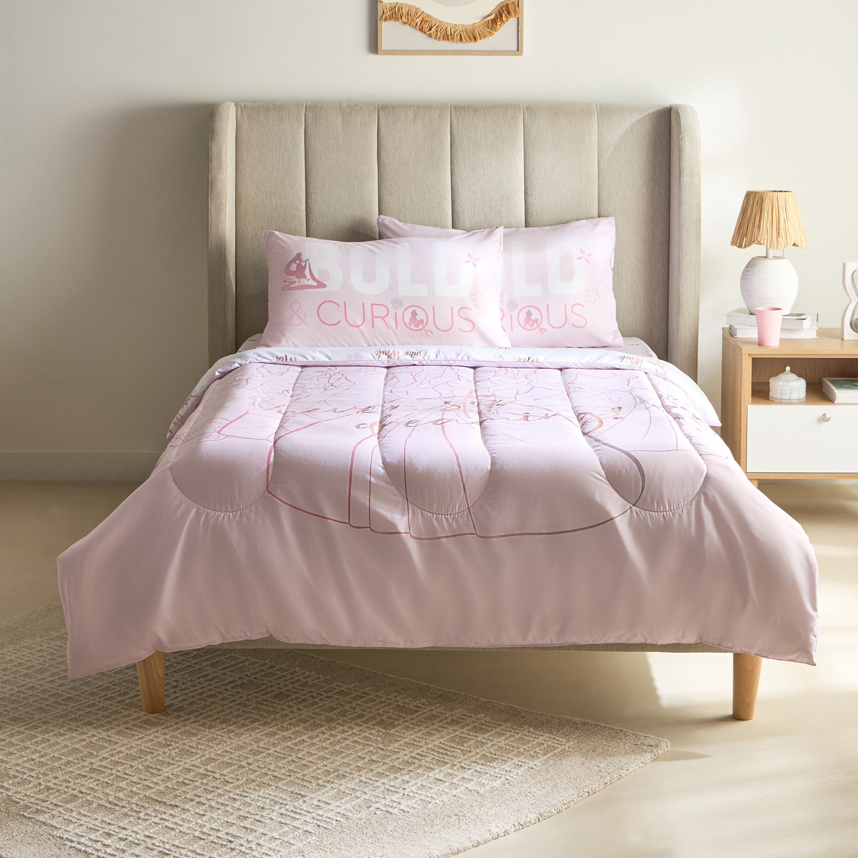 طقم لحاف مزدوج قطعتين نيفر ستوب دريمنج من برينسيس - 160x220 سم-hbxhomeware-hbxbedroom-image-3