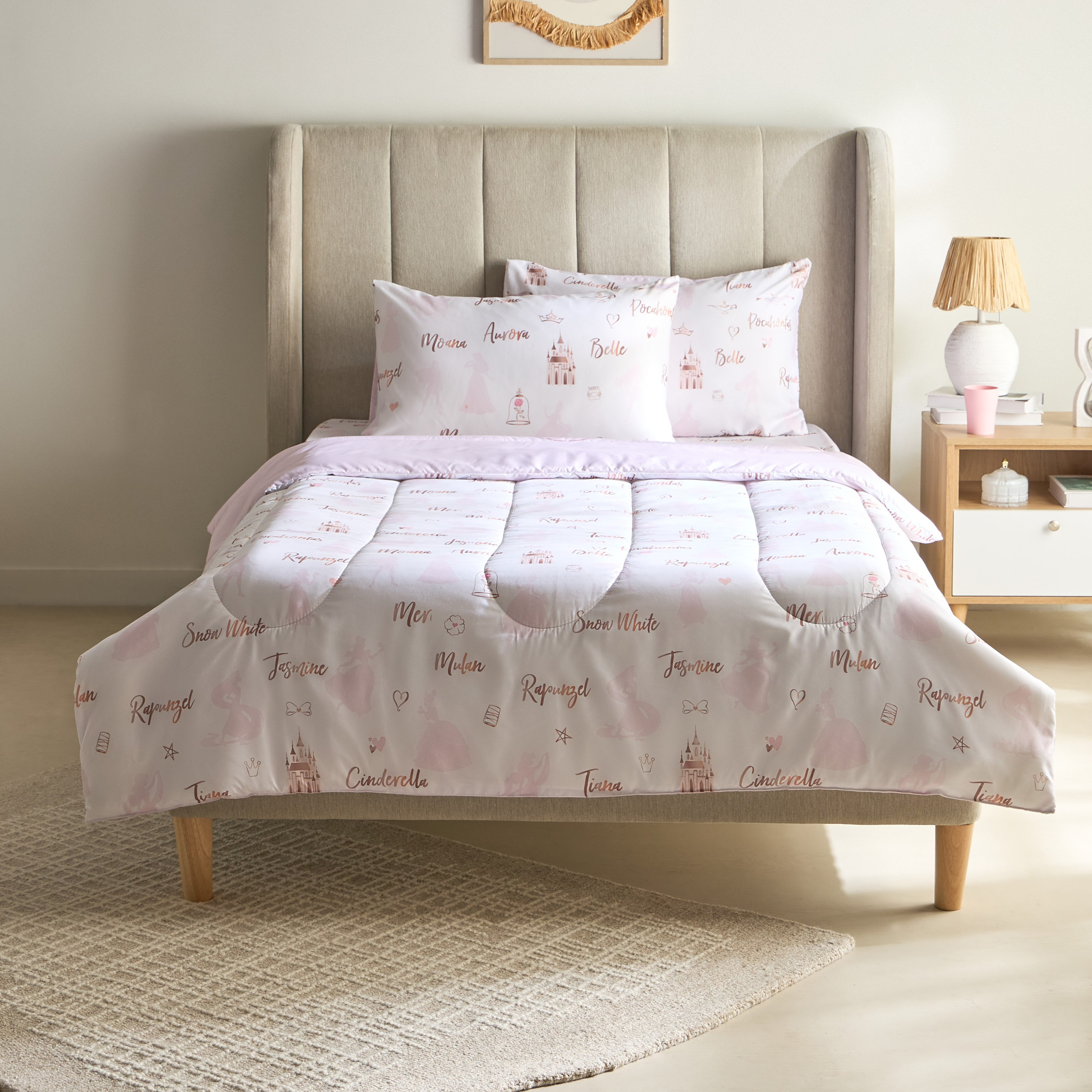 طقم لحاف مزدوج قطعتين نيفر ستوب دريمنج من برينسيس - 160x220 سم-hbxhomeware-hbxbedroom-image-4