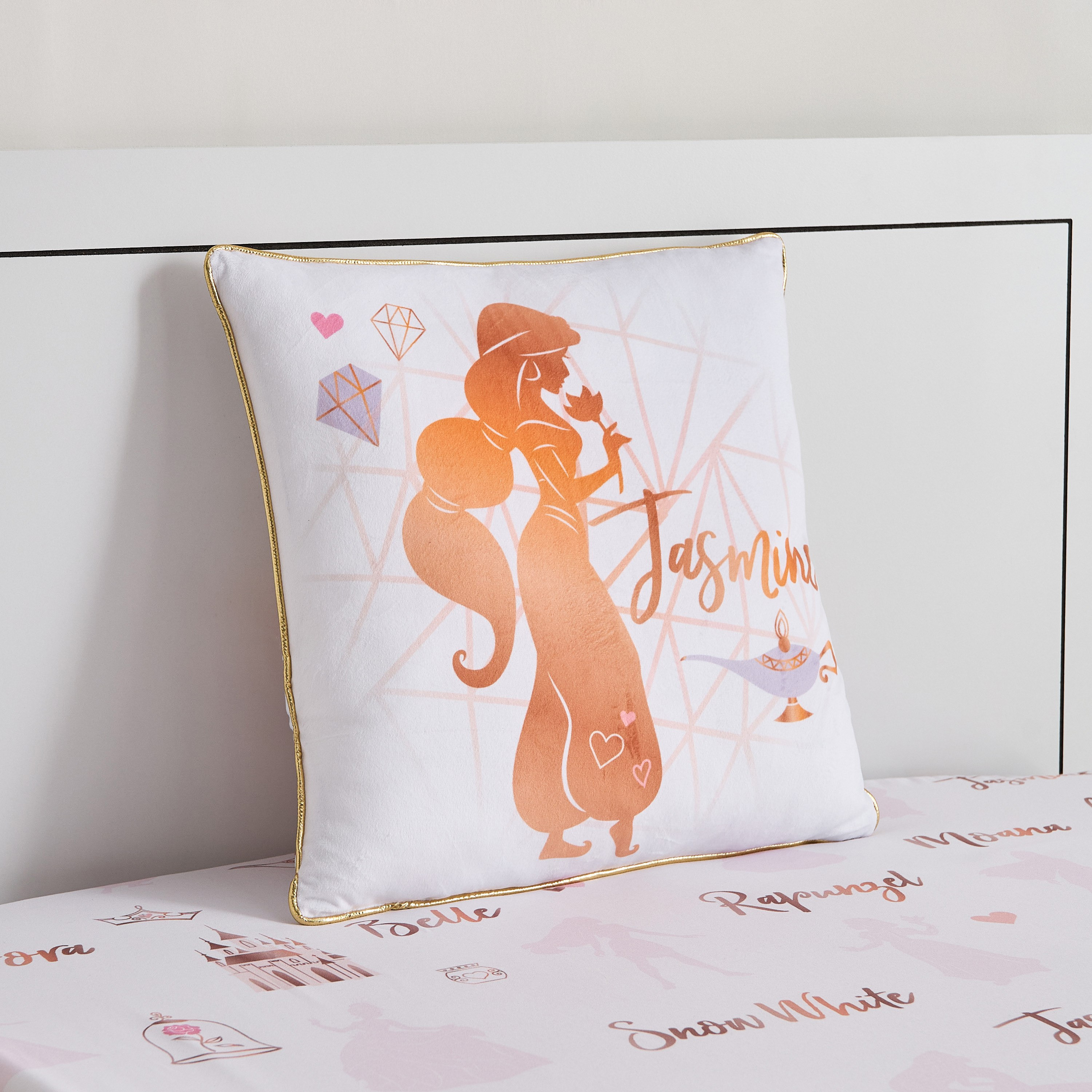 Princess Jasmine Cushion - 40x40 cm-hbxhomeware-hbxbedroom-image-1