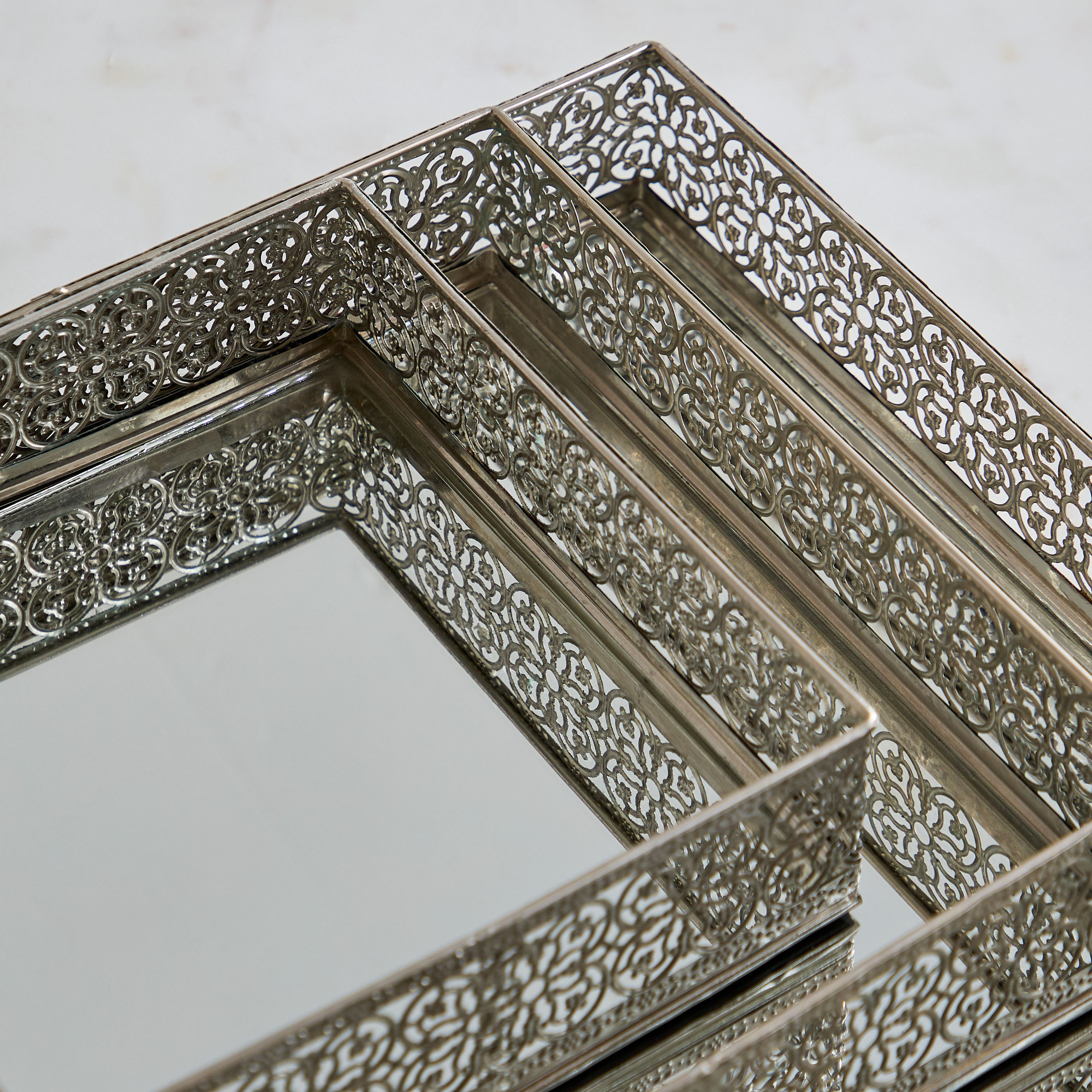 Milo 3-Piece Metal Square Perforated Mirror Tray Set-hbxhomeware-hbxdecorandfurnishings-image-3