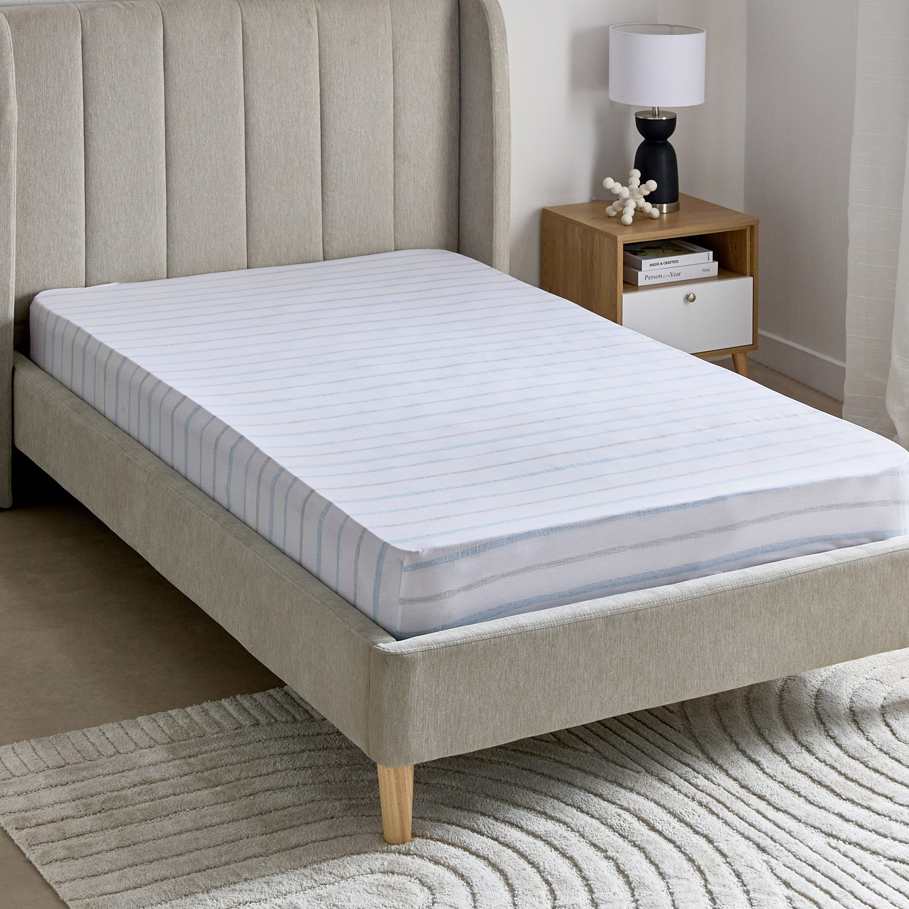 شرشف مطاطي فردي قطن بطبعات جاسون من أورورا - 90x200+33 سم-hbxhomeware-hbxkidsandyouth-image-2