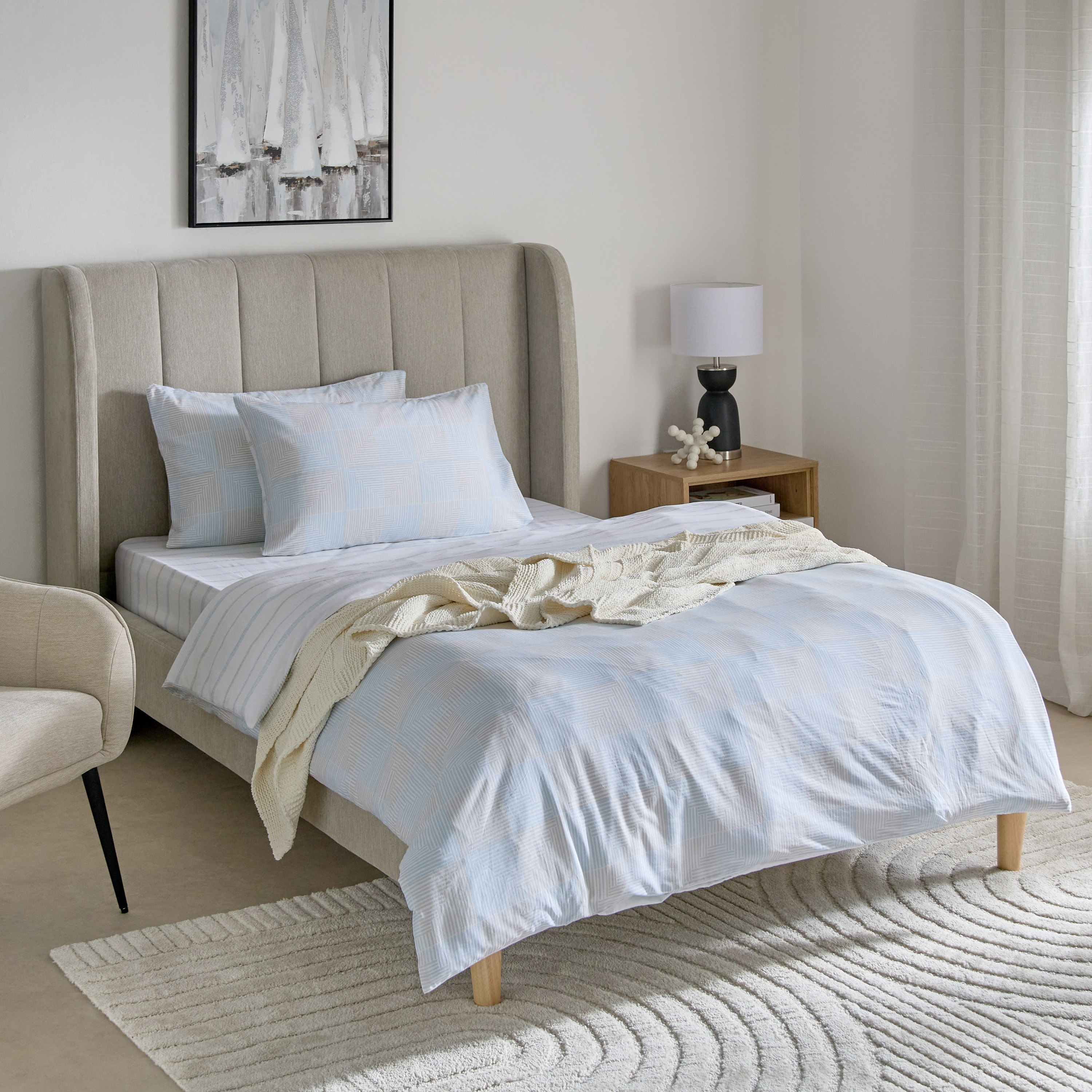شرشف مطّاطي توين قطن بطبعات جاسون من أورورا - 120x200+33 سم-hbxhomeware-hbxkidsandyouth-image-8