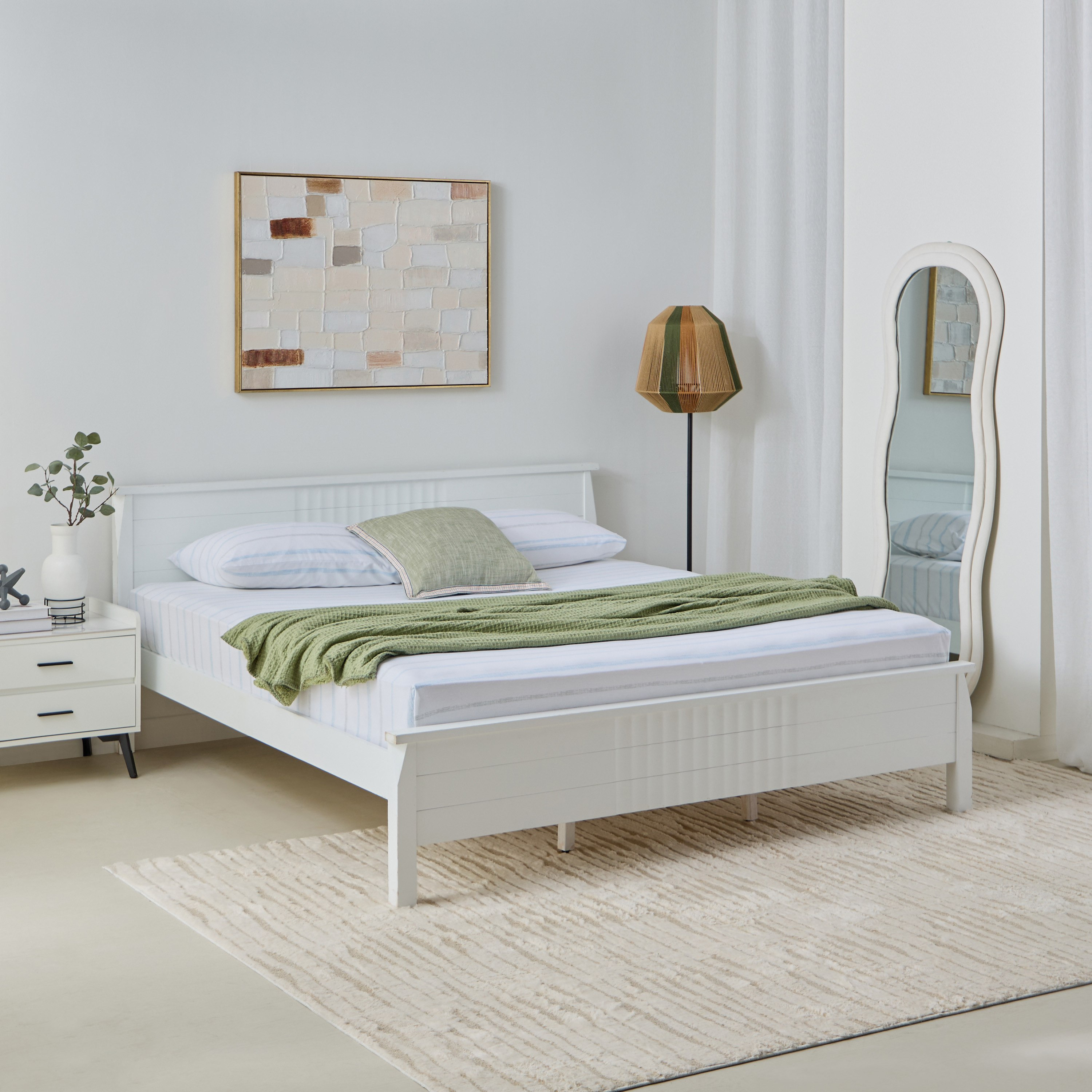 شرشف مطاطي كوين قطن بطبعات جاسون من أورورا - 150x200+33 سم-hbxhomeware-hbxbedroom-image-7