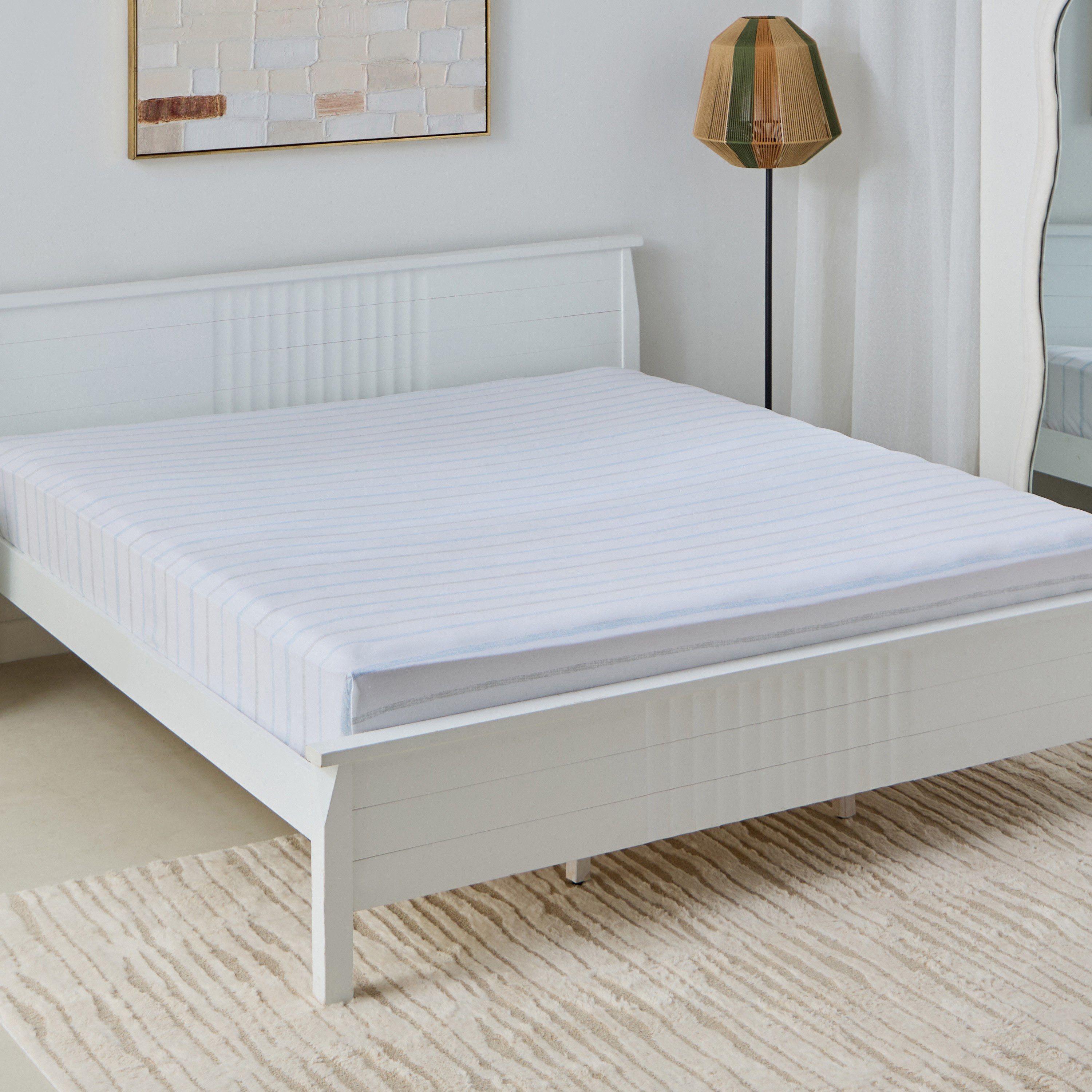 شرشف مطاطي كوين أولميبك قطن بطبعات جاسون من أورورا - 160x200+33 سم-hbxhomeware-hbxbedroom-image-2
