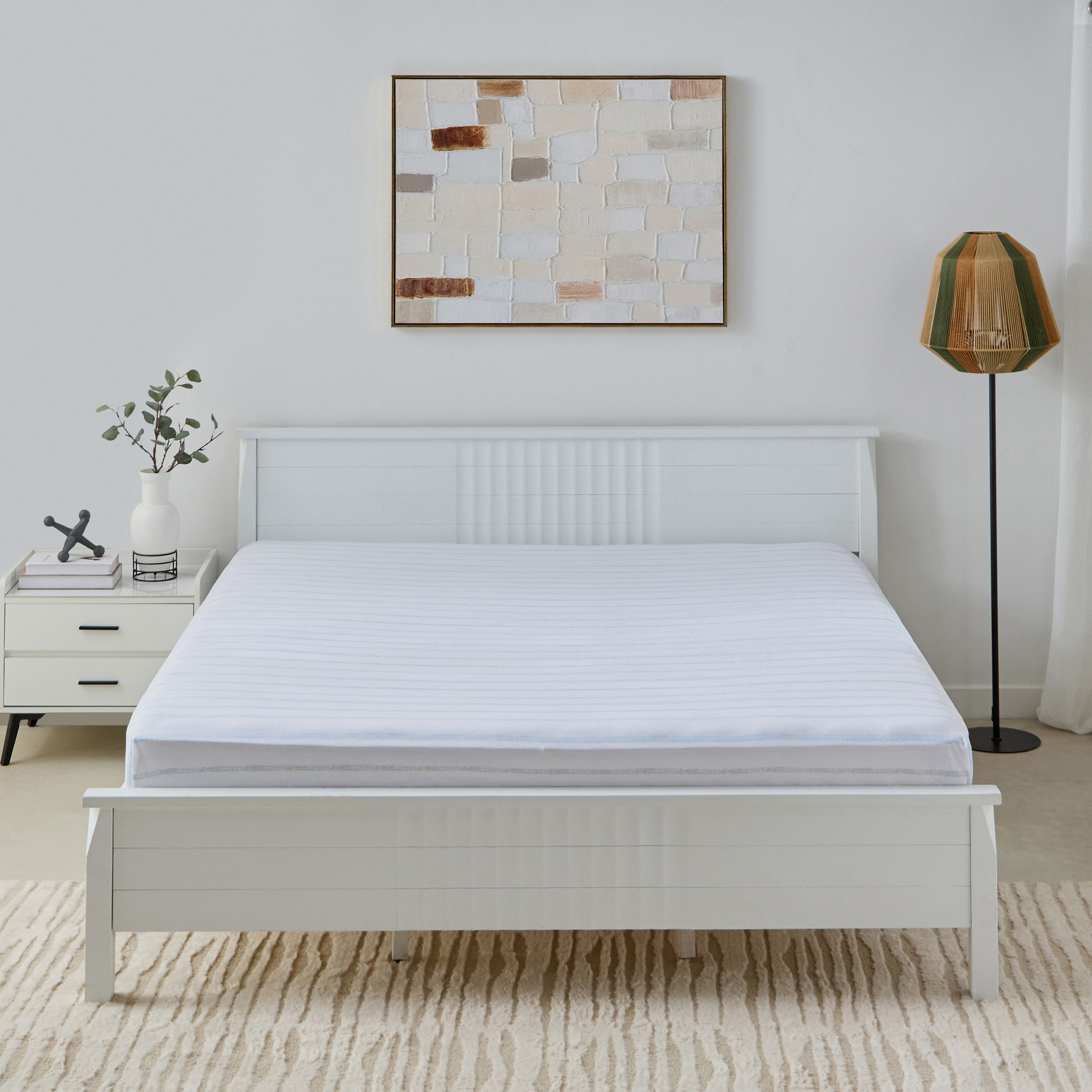شرشف مطاطي كوين أولميبك قطن بطبعات جاسون من أورورا - 160x200+33 سم-hbxhomeware-hbxbedroom-image-3