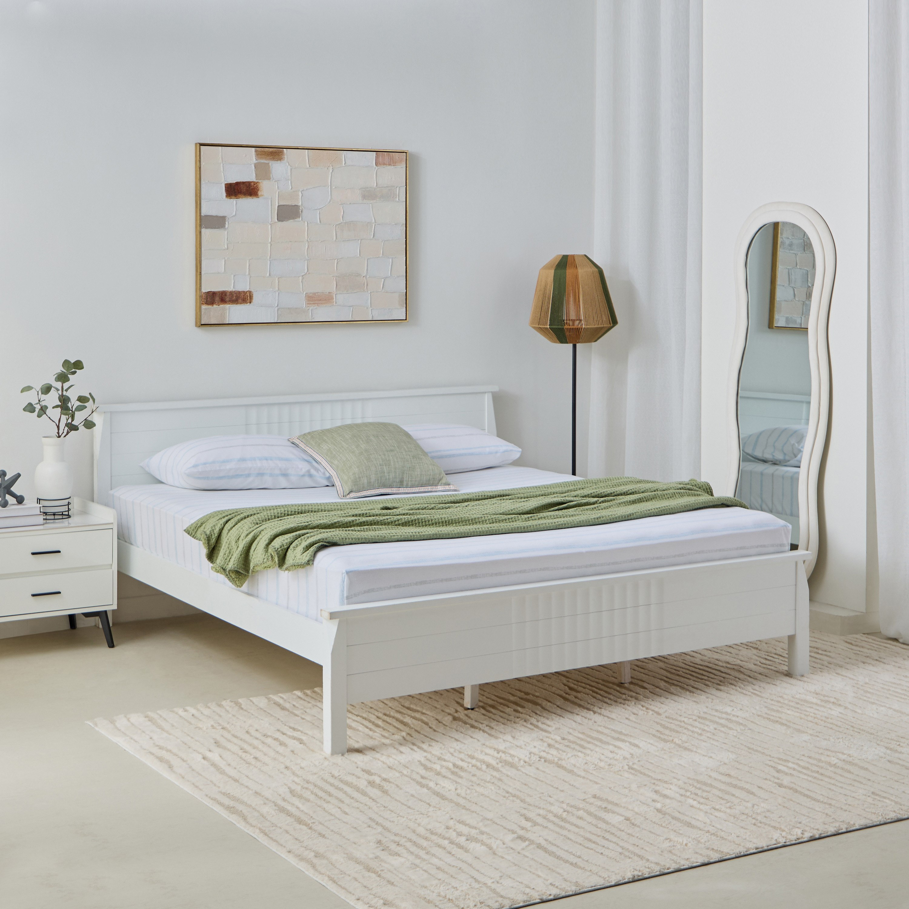 شرشف مطاطي كوين أولميبك قطن بطبعات جاسون من أورورا - 160x200+33 سم-hbxhomeware-hbxbedroom-image-7