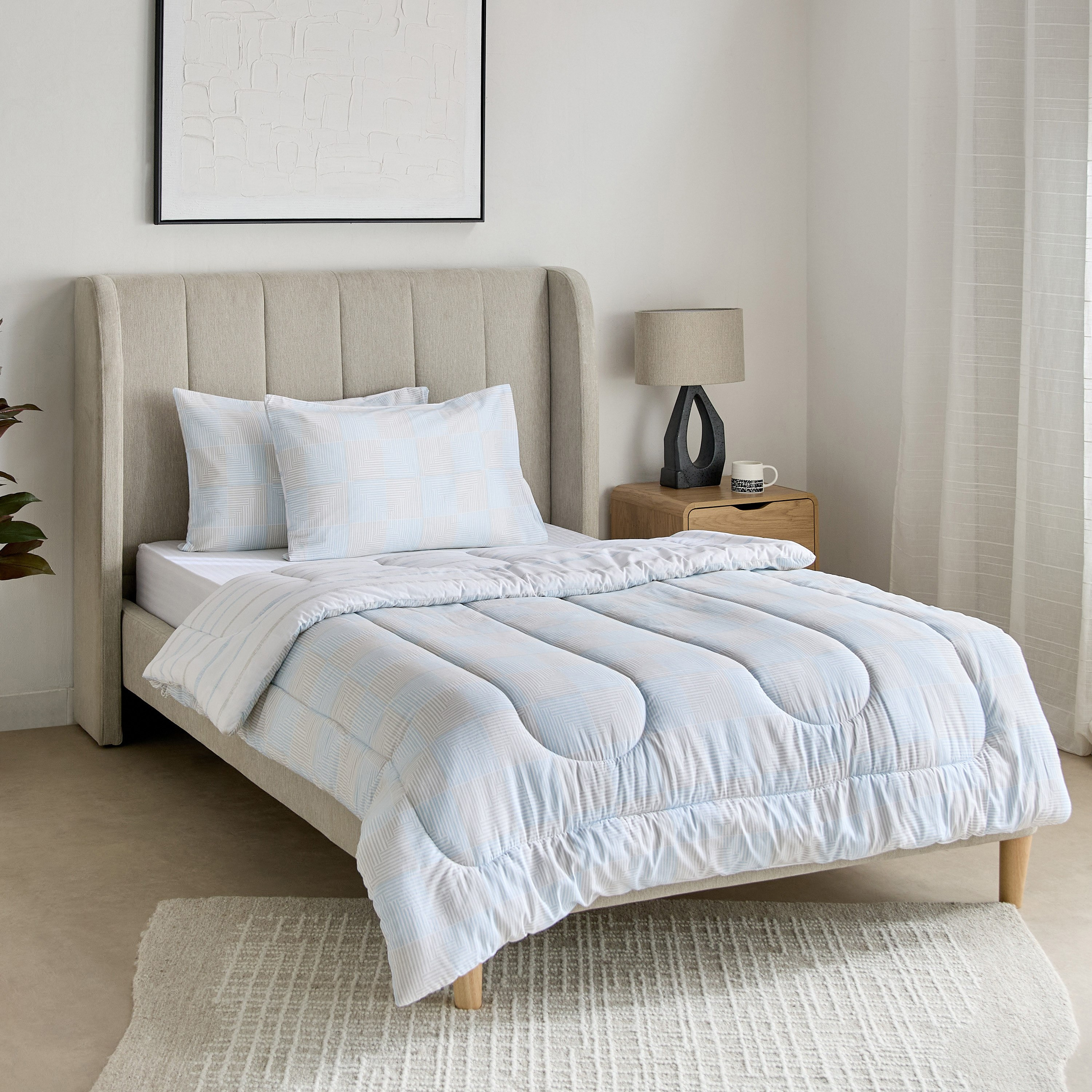 Aurora Jason 3-Piece Printed Cotton Twin Comforter Set - 160x220 cm-hbxhomeware-hbxkidsandyouth-image-2
