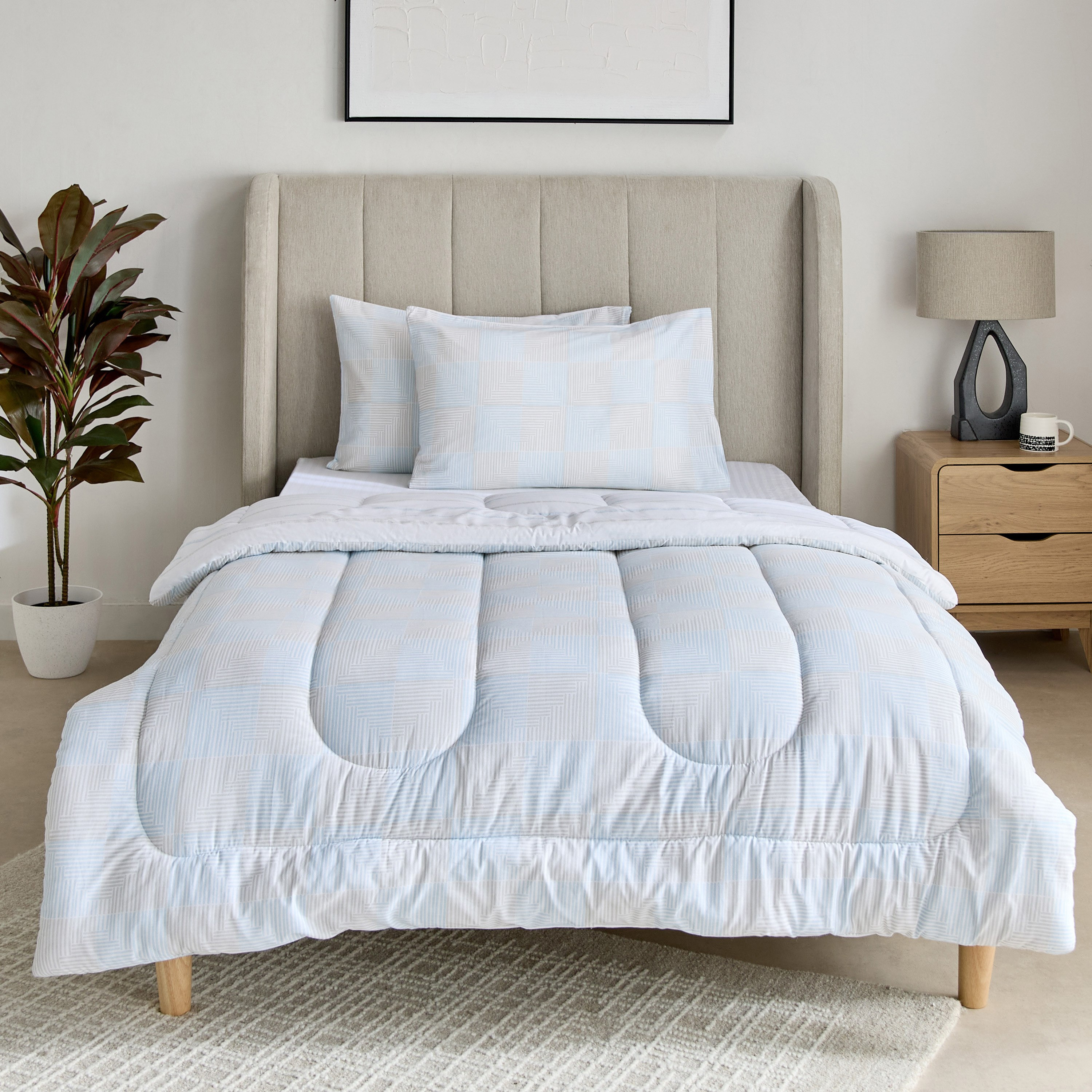Aurora Jason 3-Piece Printed Cotton Twin Comforter Set - 160x220 cm-hbxhomeware-hbxkidsandyouth-image-3