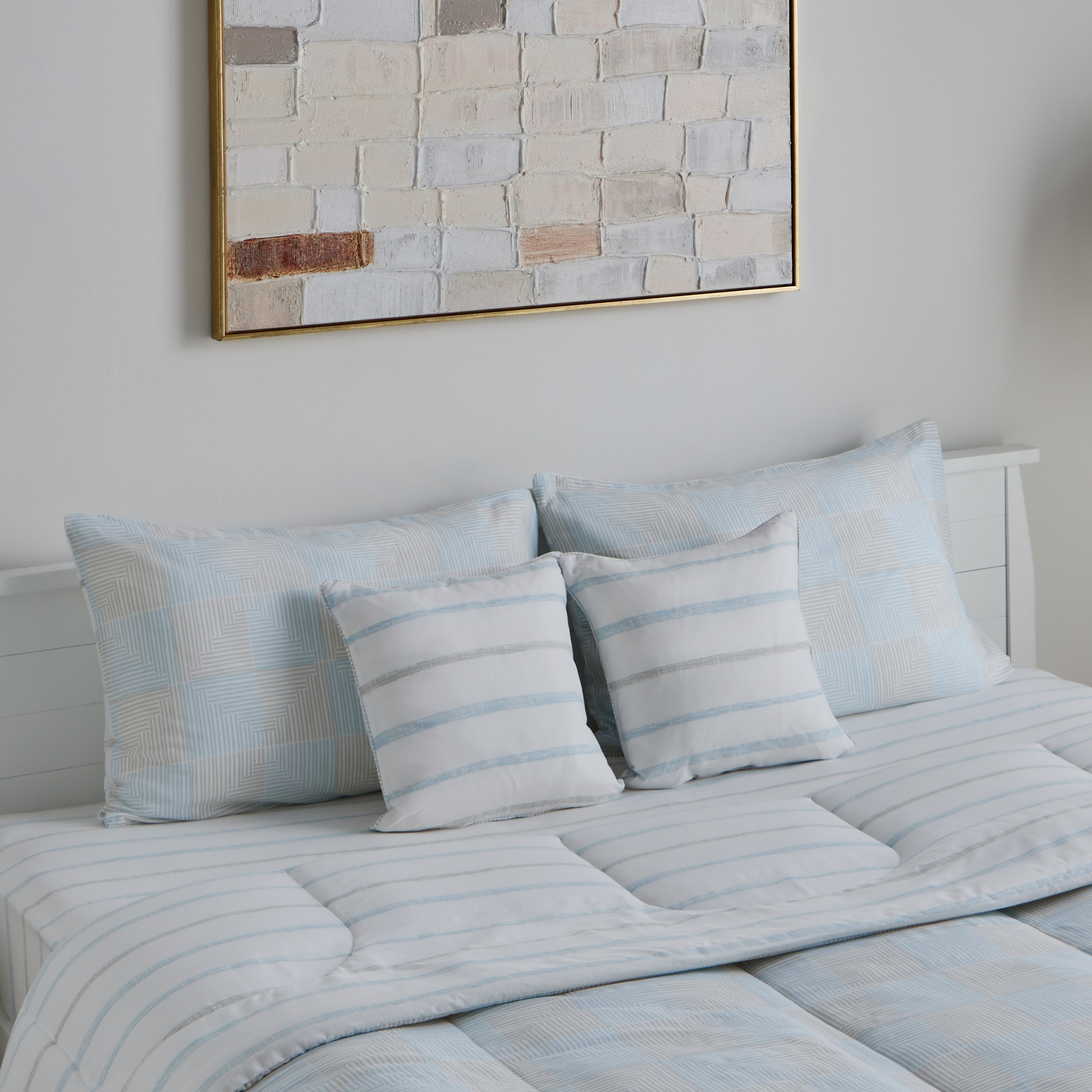 Aurora Jason 5-Piece Printed Cotton Queen Comforter Set - 200x240 cm-hbxhomeware-hbxbedroom-image-1