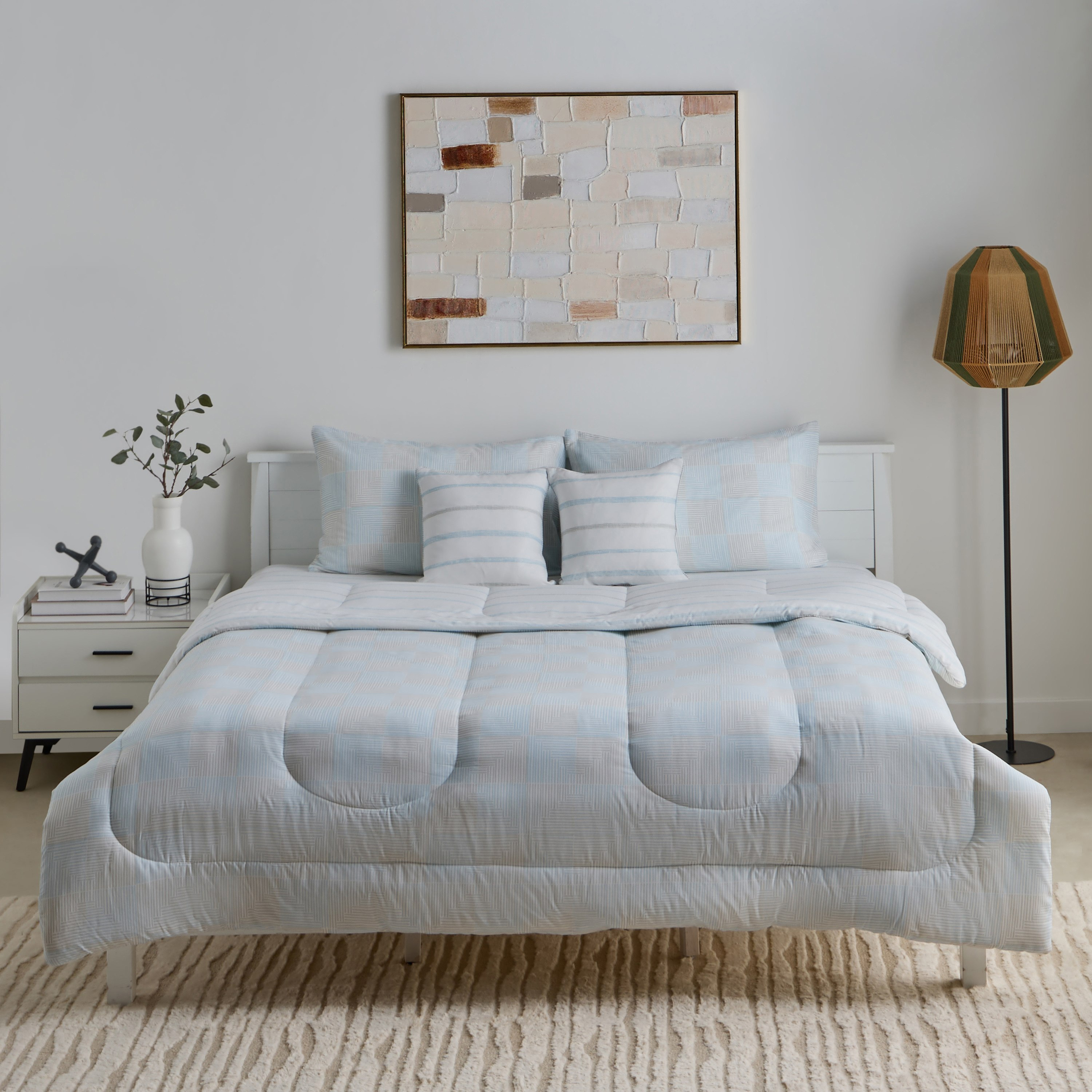 Aurora Jason 5-Piece Printed Cotton Queen Comforter Set - 200x240 cm-hbxhomeware-hbxbedroom-image-3