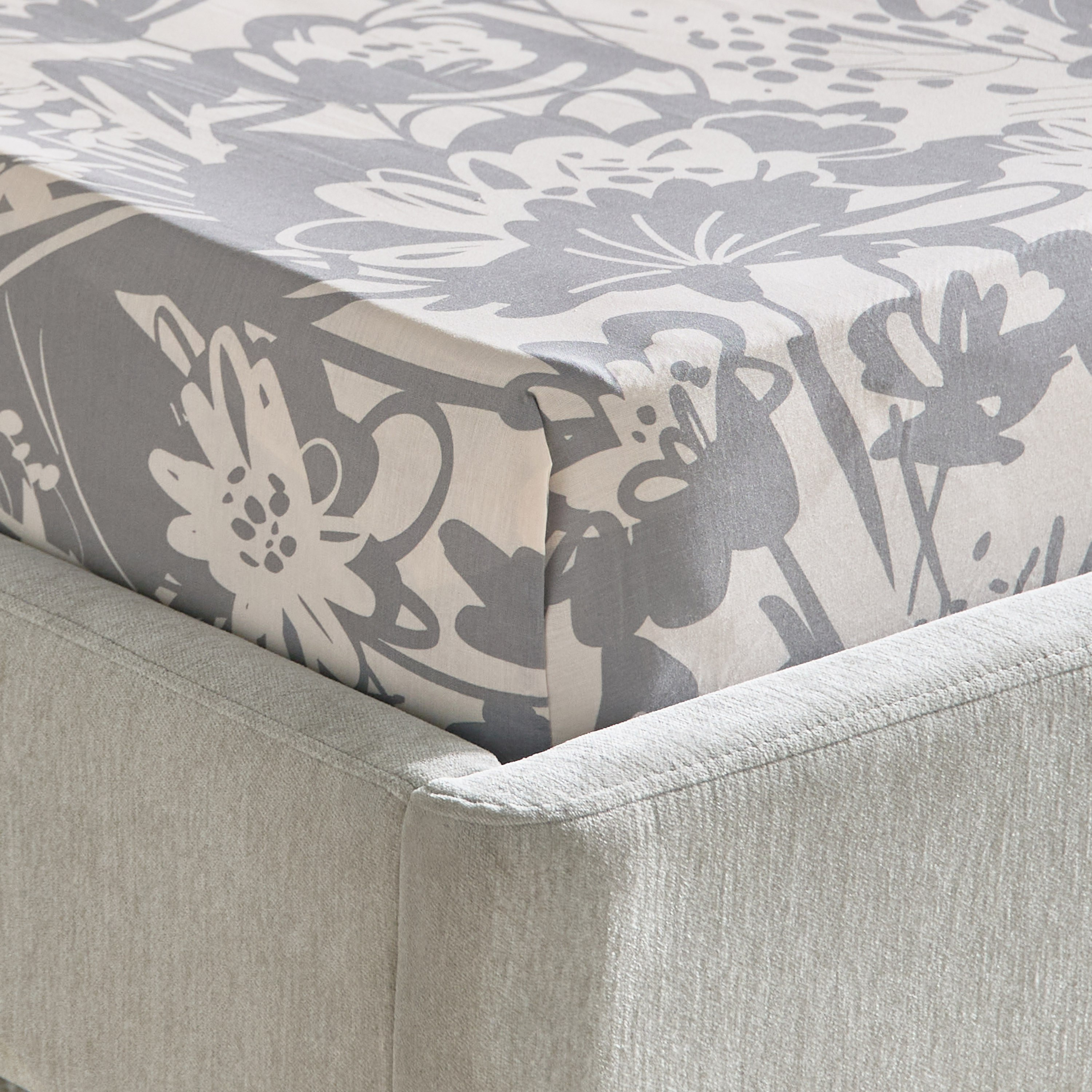 Aurora Heya Printed Cotton Single Fitted Sheet - 90x200+33 cm-hbxhomeware-hbxkidsandyouth-image-4