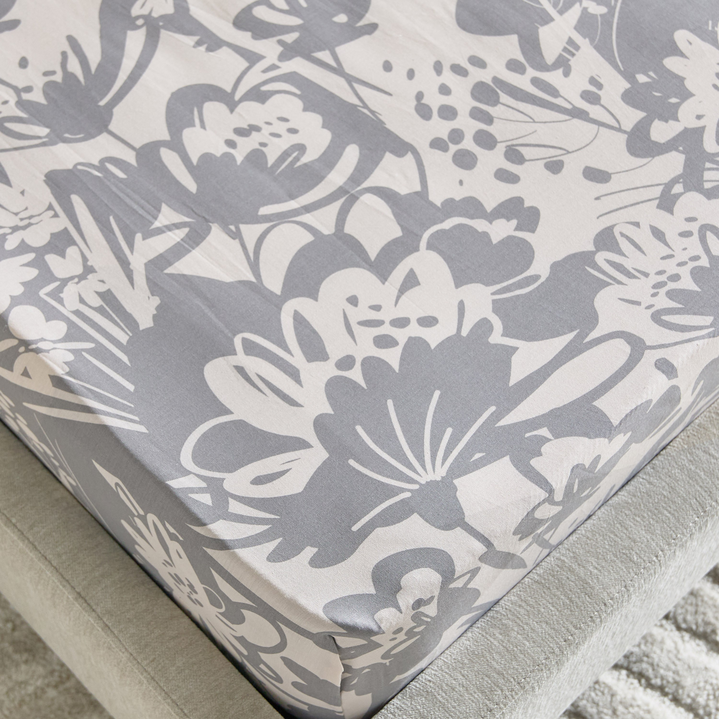 Aurora Heya Printed Cotton Single Fitted Sheet - 90x200+33 cm-hbxhomeware-hbxkidsandyouth-image-5