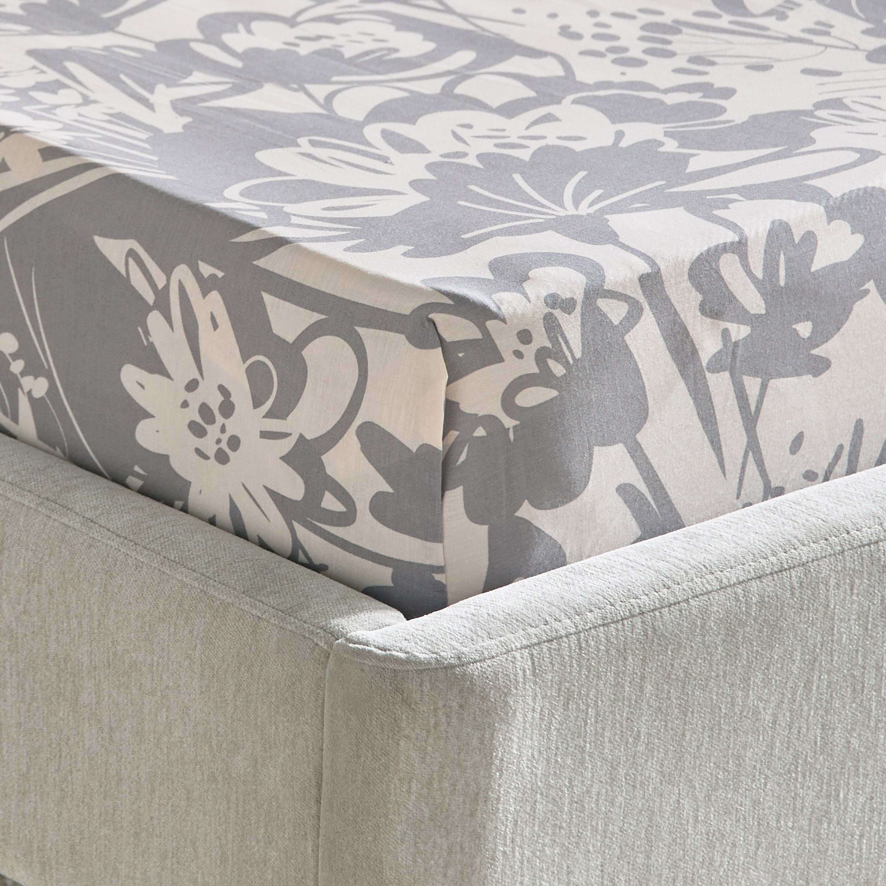 Aurora Heya Printed Cotton Twin Fitted Sheet - 120x200+33 cm-hbxhomeware-hbxkidsandyouth-image-4